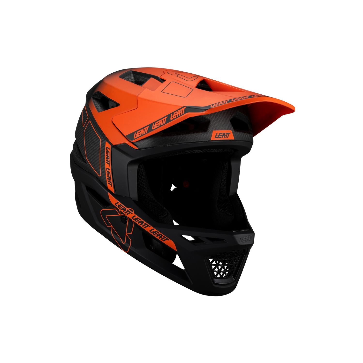 Casque Intégral Leatt Gravity 2.0 – Noir, Taille S 55-56cm, Technologie Turbine 360°, Doublure Haute Qualité, Maille Inox
