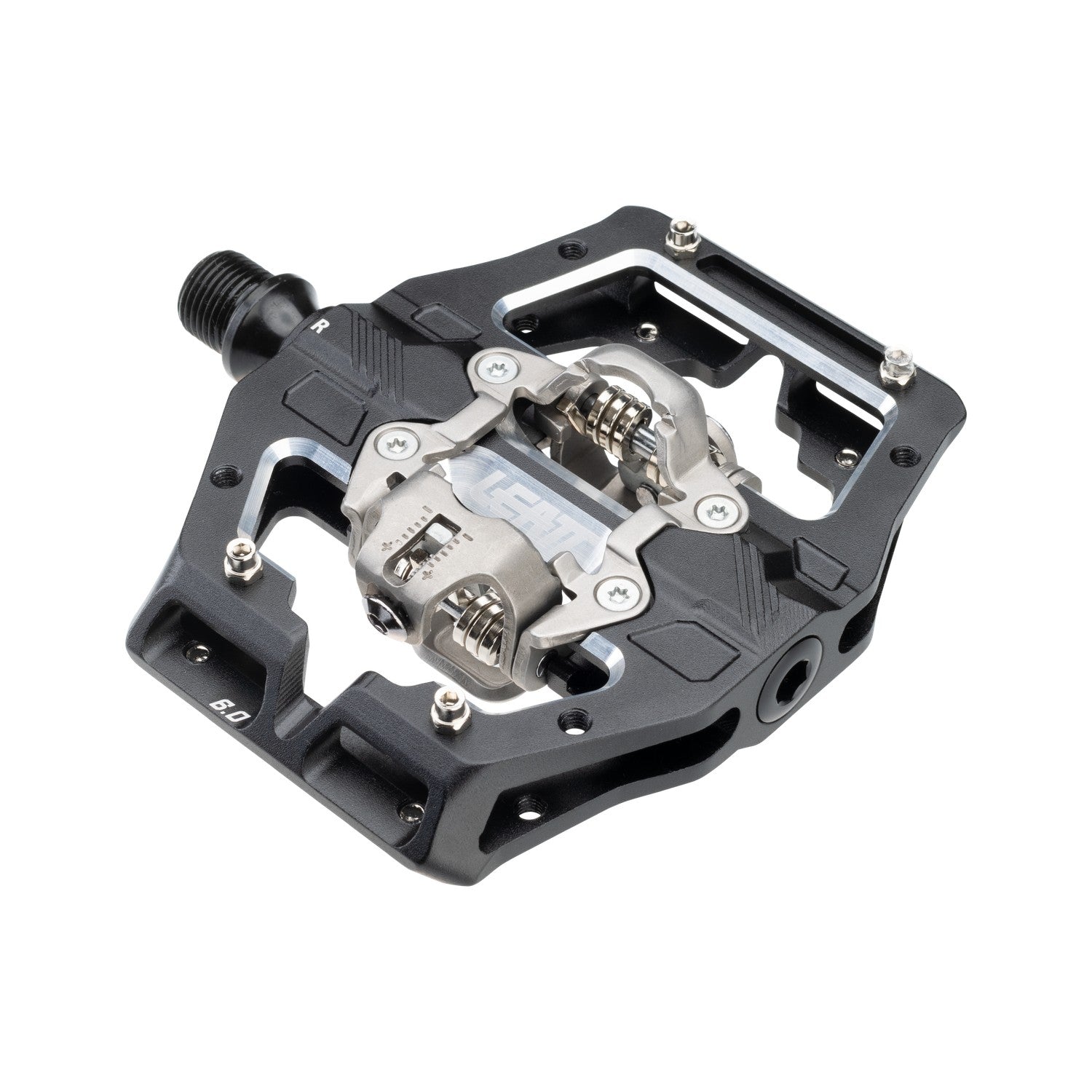 Pedales Leatt Fijaciones Gravity 6.0 Clip-in 110x88mm Negro