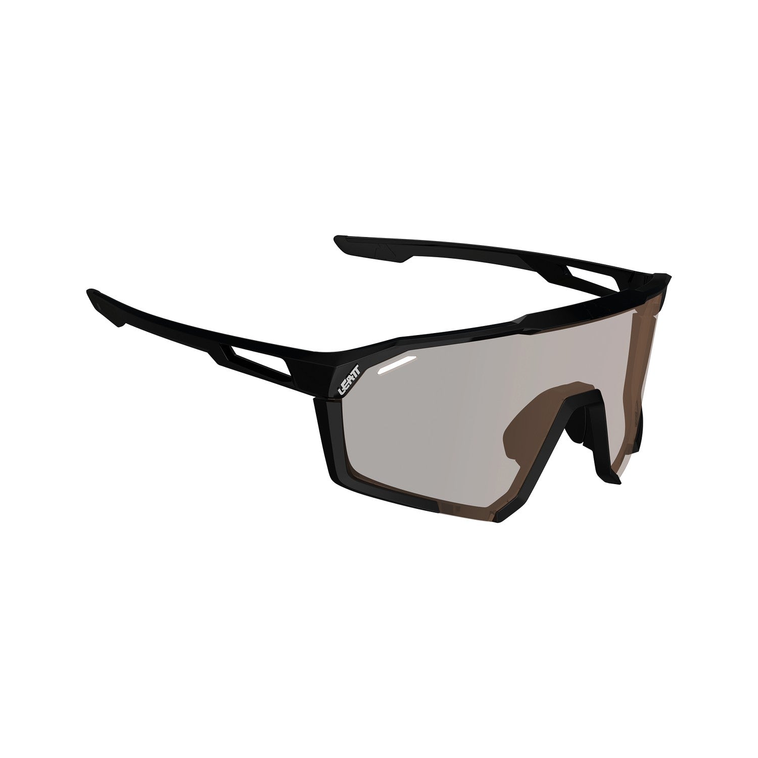 Lentes Leatt SpeedViz PRO Negro Satinado Iriz Plata 30 VLT