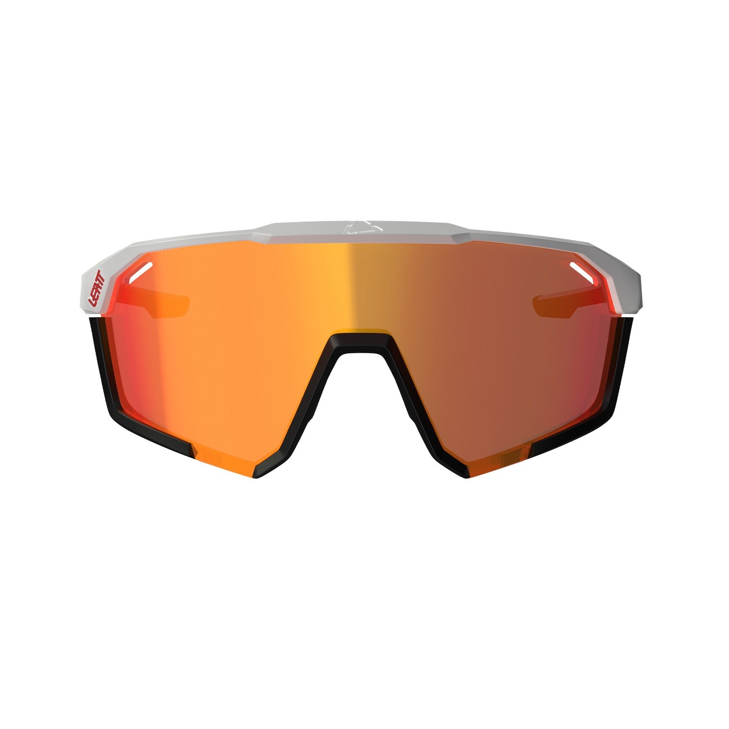 Lentes Leatt SpeedViz PRO Negro Blanco Iriz Rojo Cristal 13 VLT