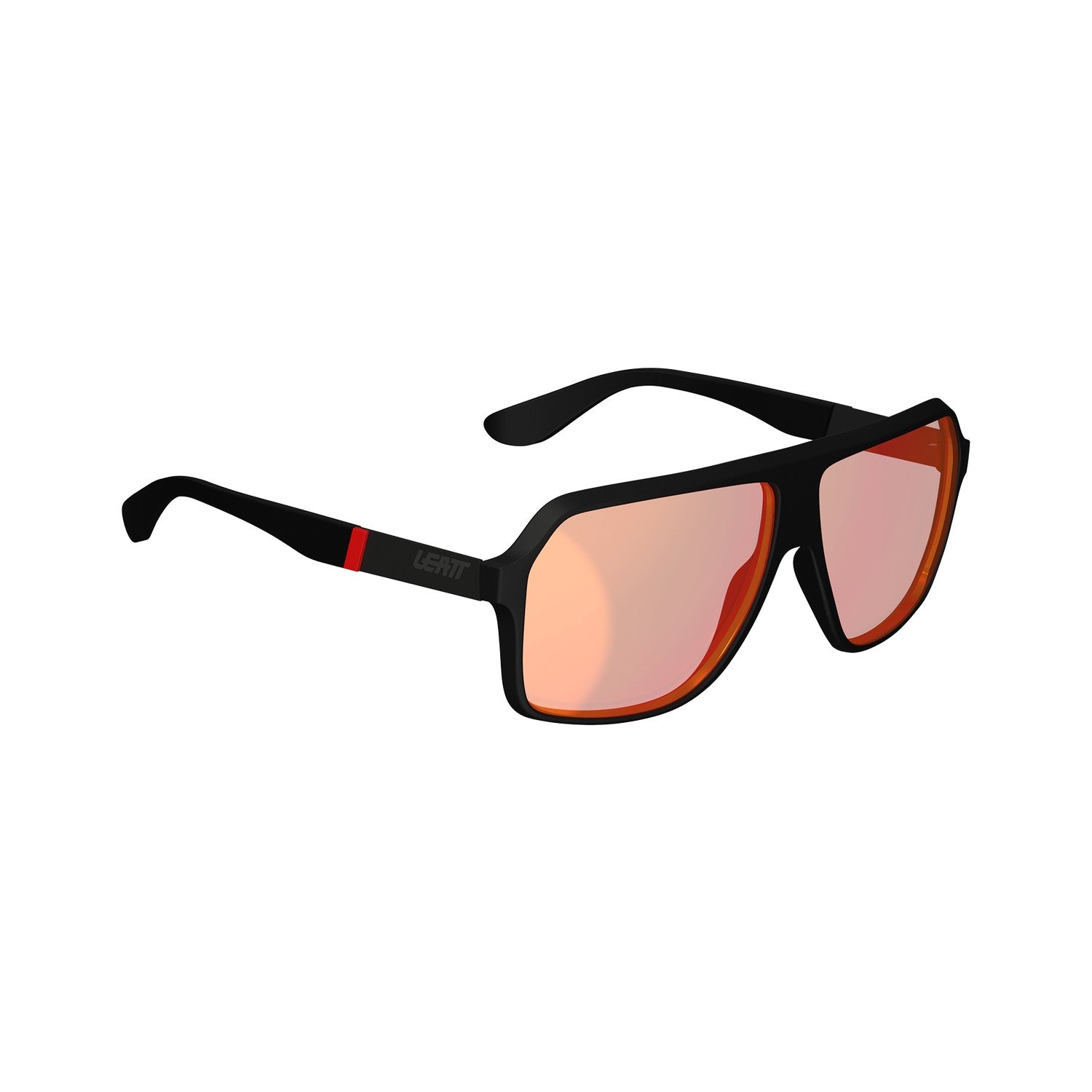 Anteojos Leatt TheViz Andes Negro Satinado Polarizado Rojo 14 VLT