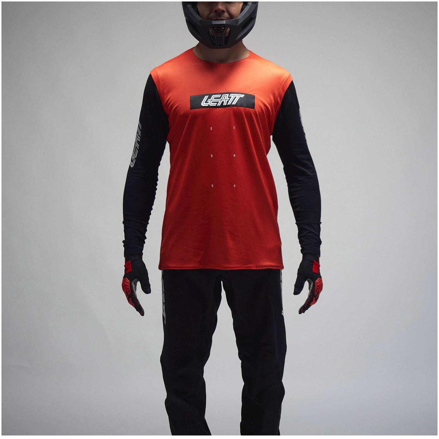 Jersey Leatt MTB Manga Larga Gravity 8.0 Rojo Racing