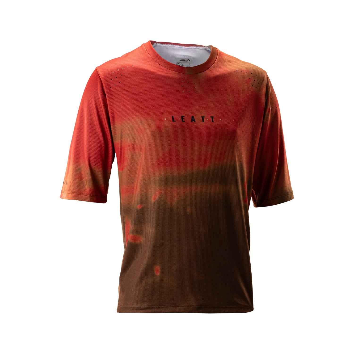 Jersey Leatt MTB Manga Larga Gravity 4.0 Polvo Rojo