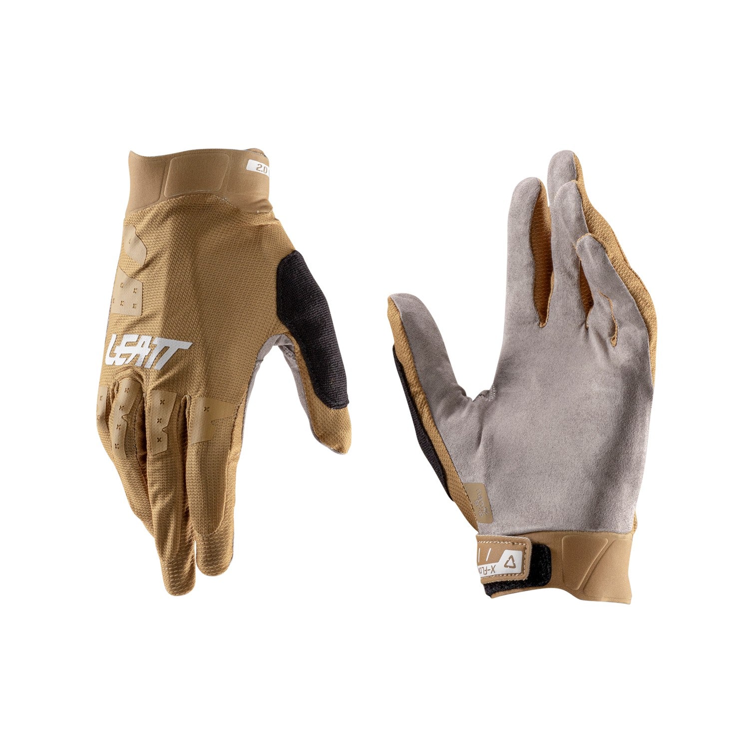Guantes Leatt MTB X-Flow 2.0 Café Latón