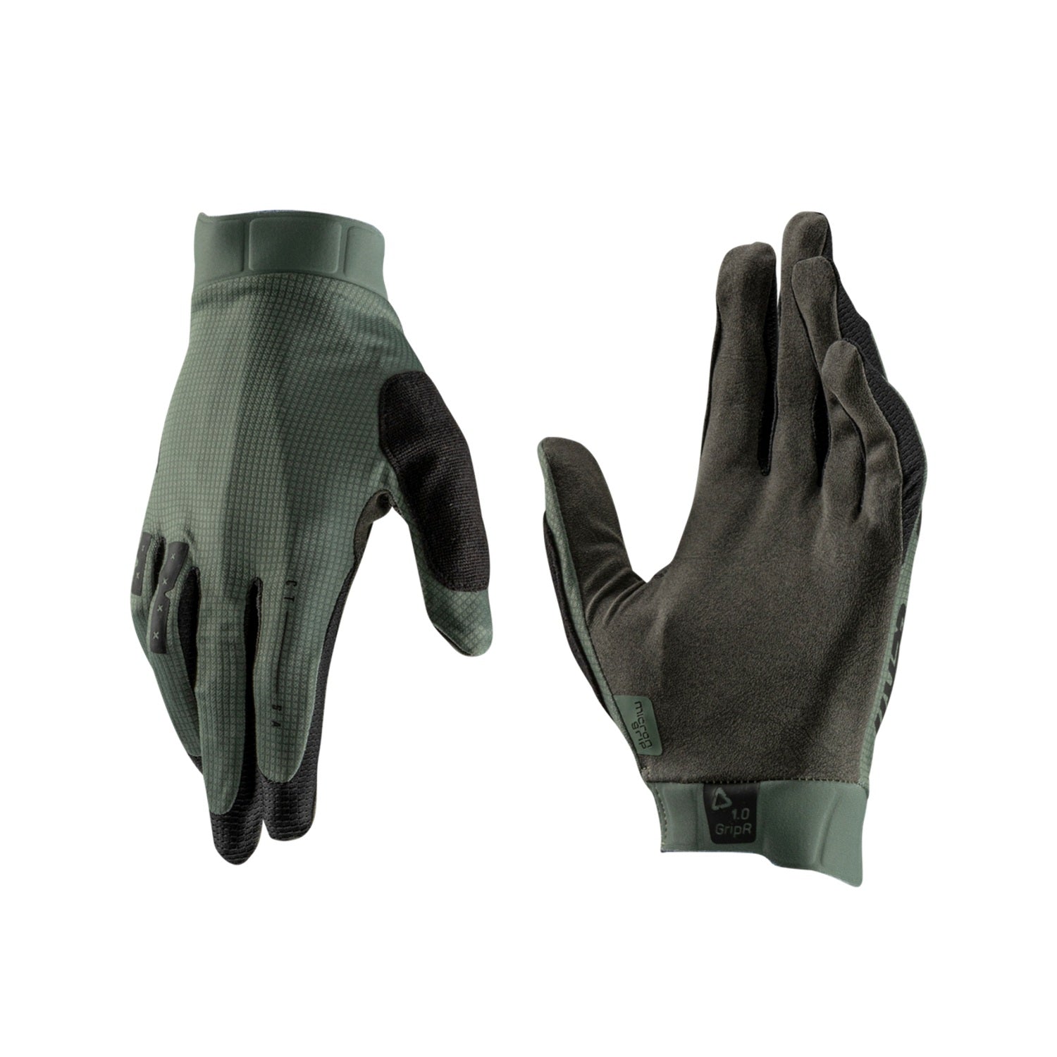 Guantes Leatt MTB GripR 1.0 Verde Niebla