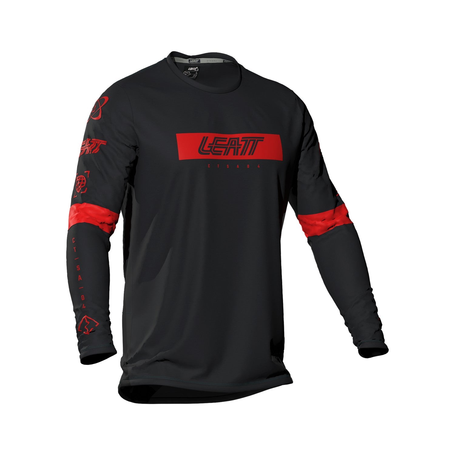 Jersey Leatt MTB Manga Larga Infantil JR Gravity 3.0 Negro