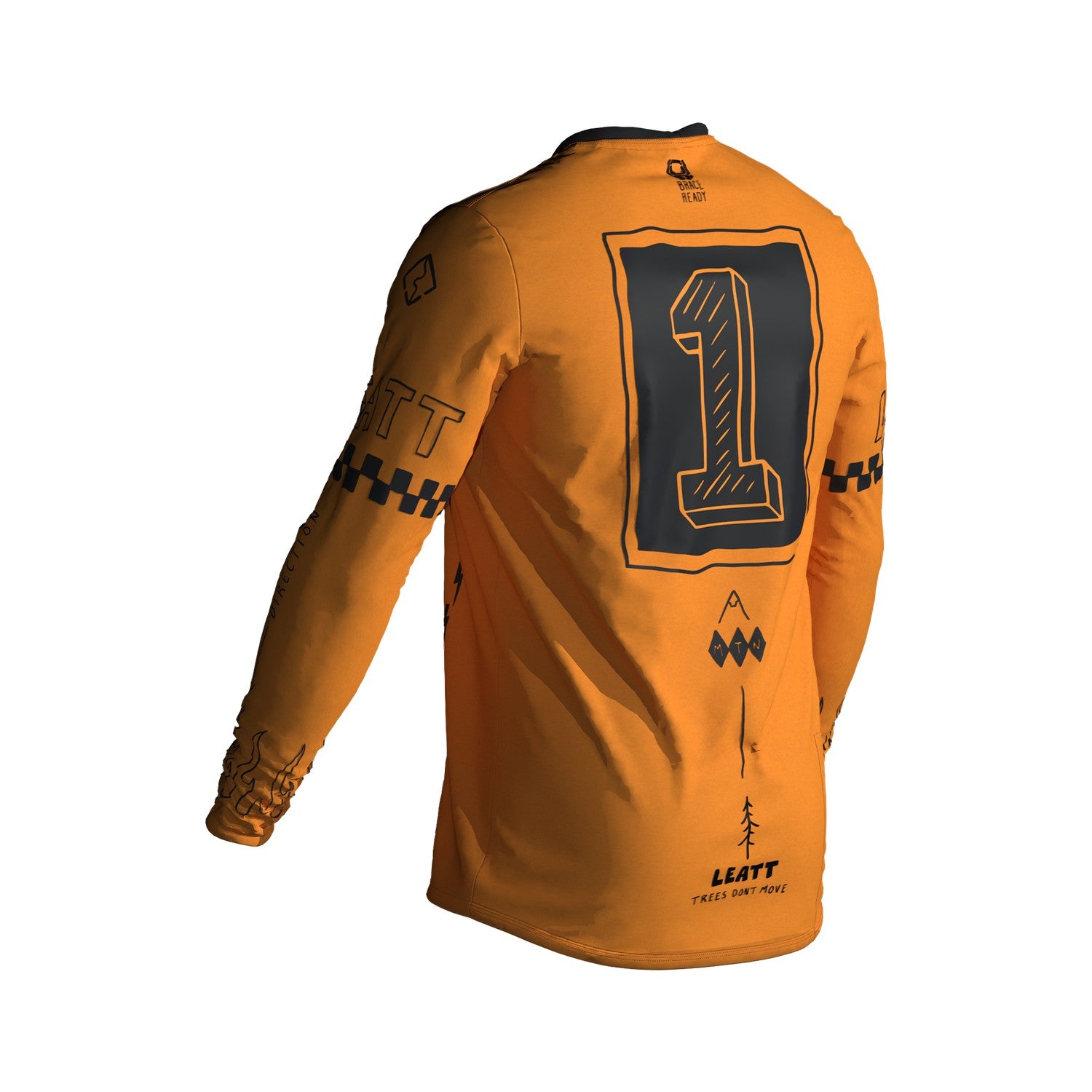 Jersey Leatt MTB Manga Larga Infantil JR Gravity 3.0 Amarillo Lager
