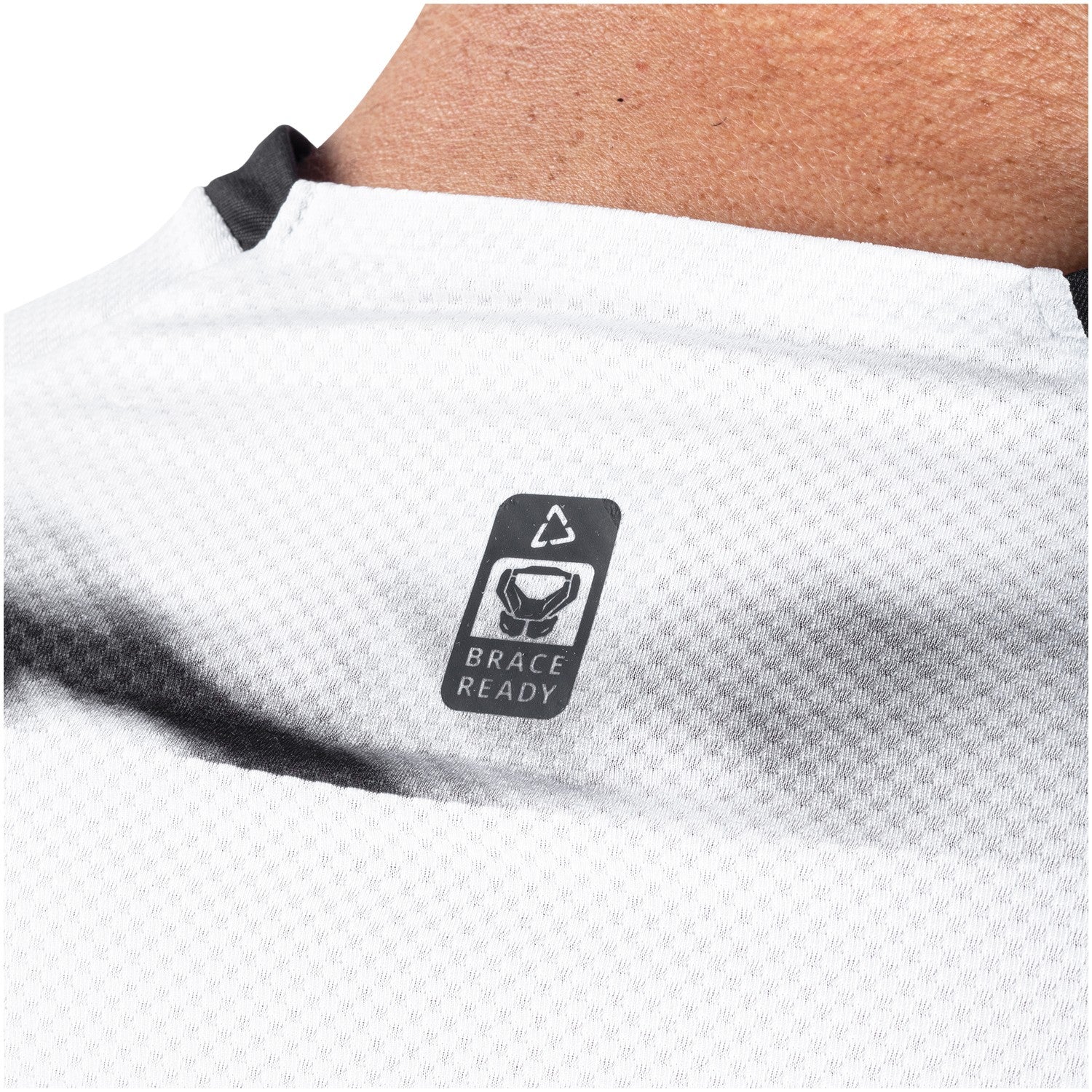 Jersey Leatt Moto Manga Larga Lite 4.5 Blanco