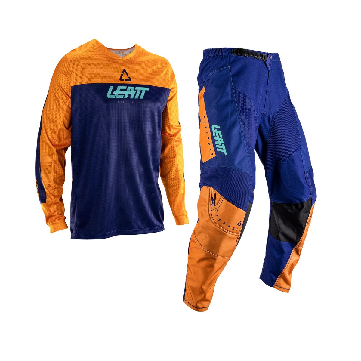 Kit Moto Ride Infantil JR 3.5 Leatt - Naranjo - XS (110-120 cm)