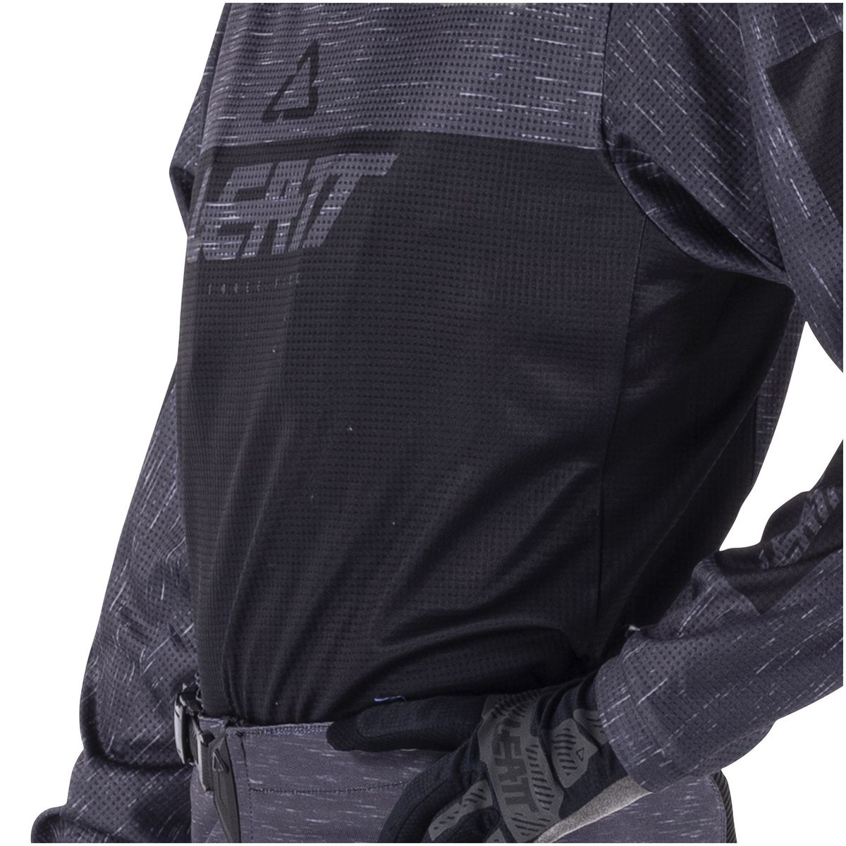 Kit Moto Ride Infantil JR 3.5 Leatt - Stealth - XS (110-120 cm)