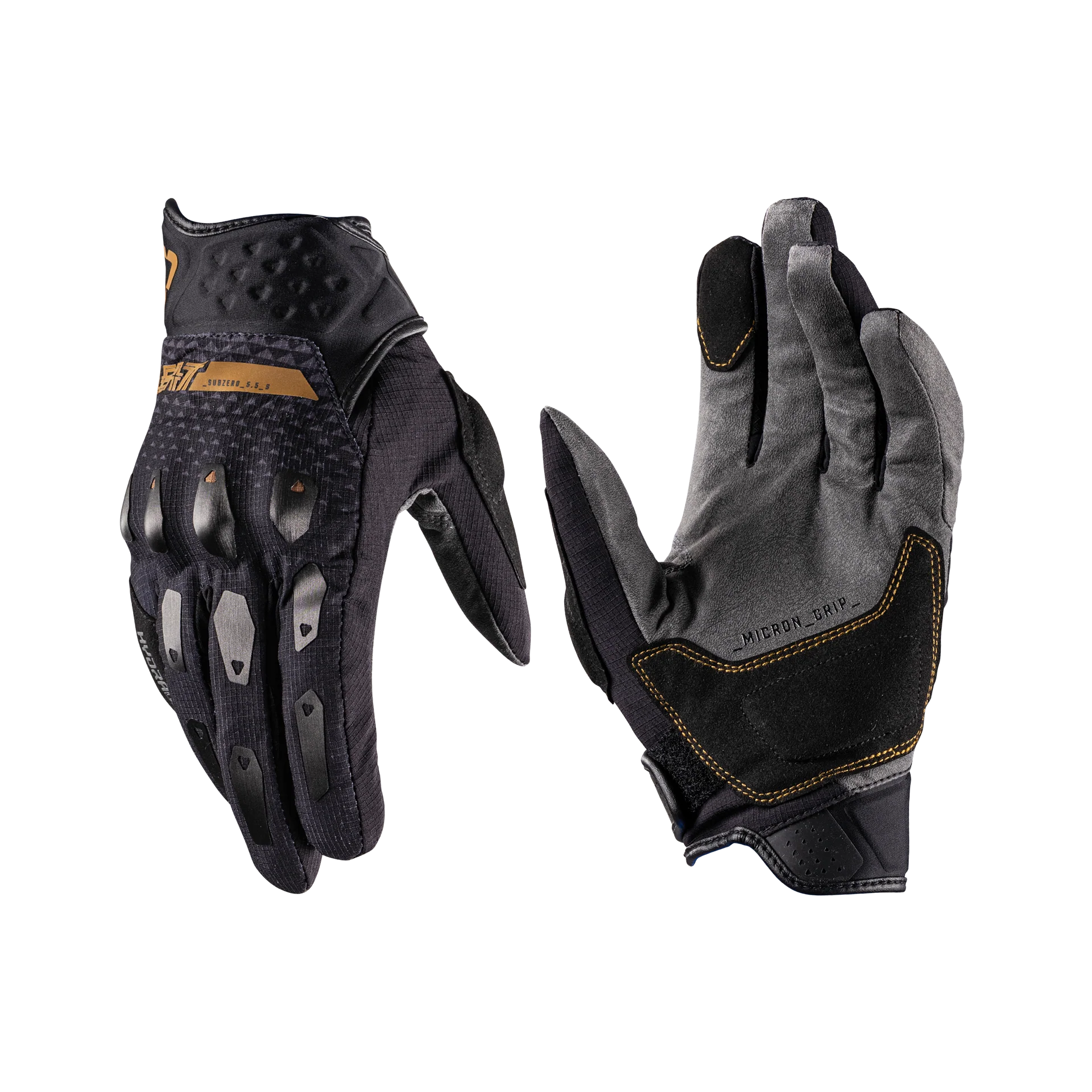 Guante Leatt ADV SubZero 5.5 Short Black/Grey