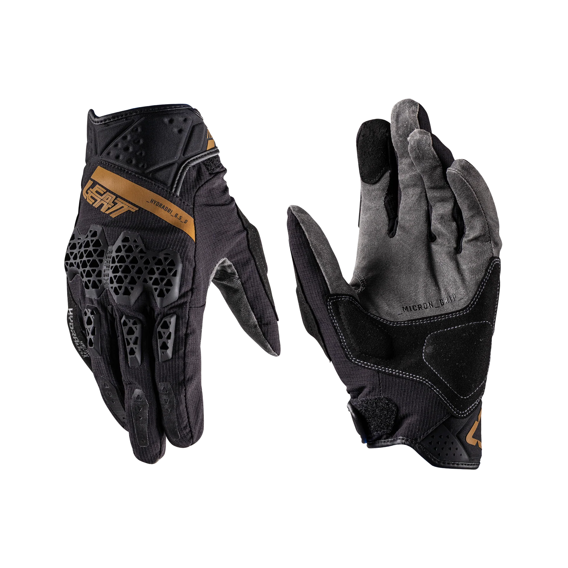 Guante Leatt ADV HydraDri 6.5 Short Black/Grey