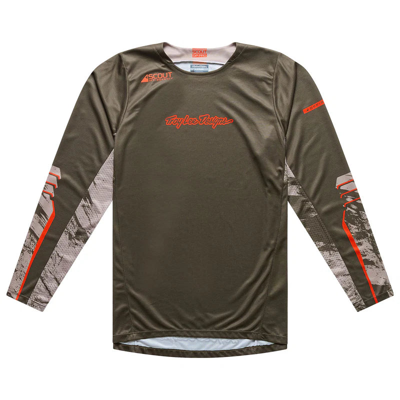 Troy Lee Designs Polera de Moto Scout GP Pro Slab Timber