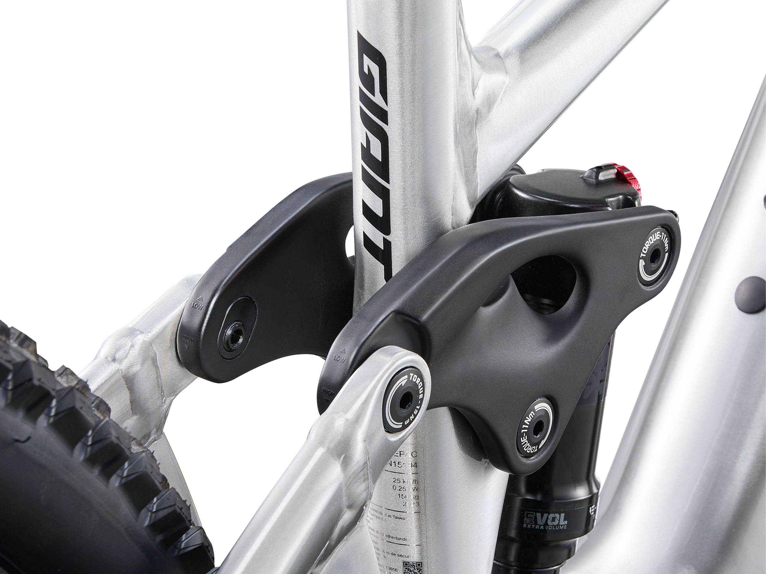 Bicicleta Eléctrica Enduro Giant Reign E+ 3 Raw Aluminum