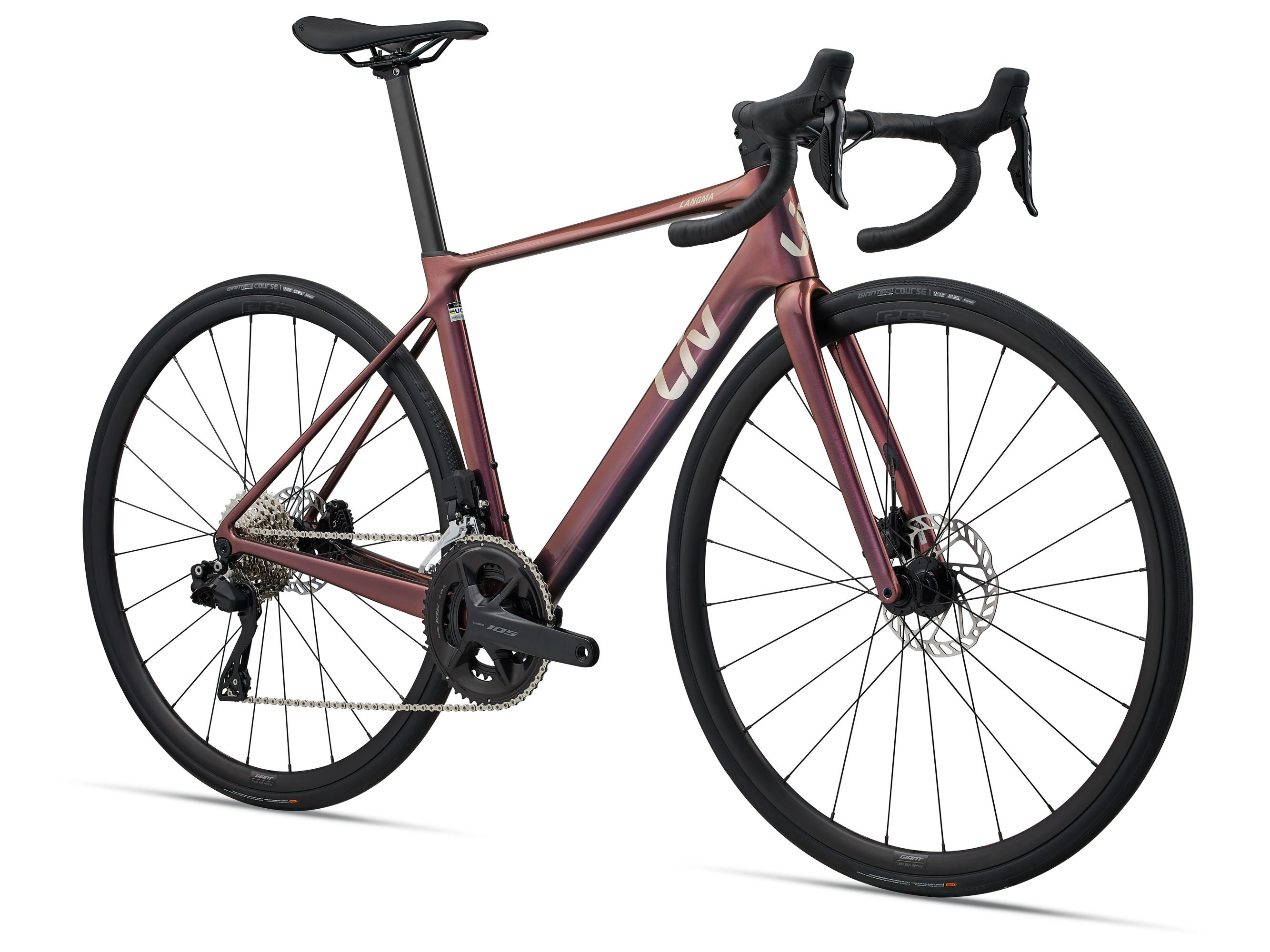 Bicicleta Ruta Liv Langma Advanced QOM Mechanic Rose