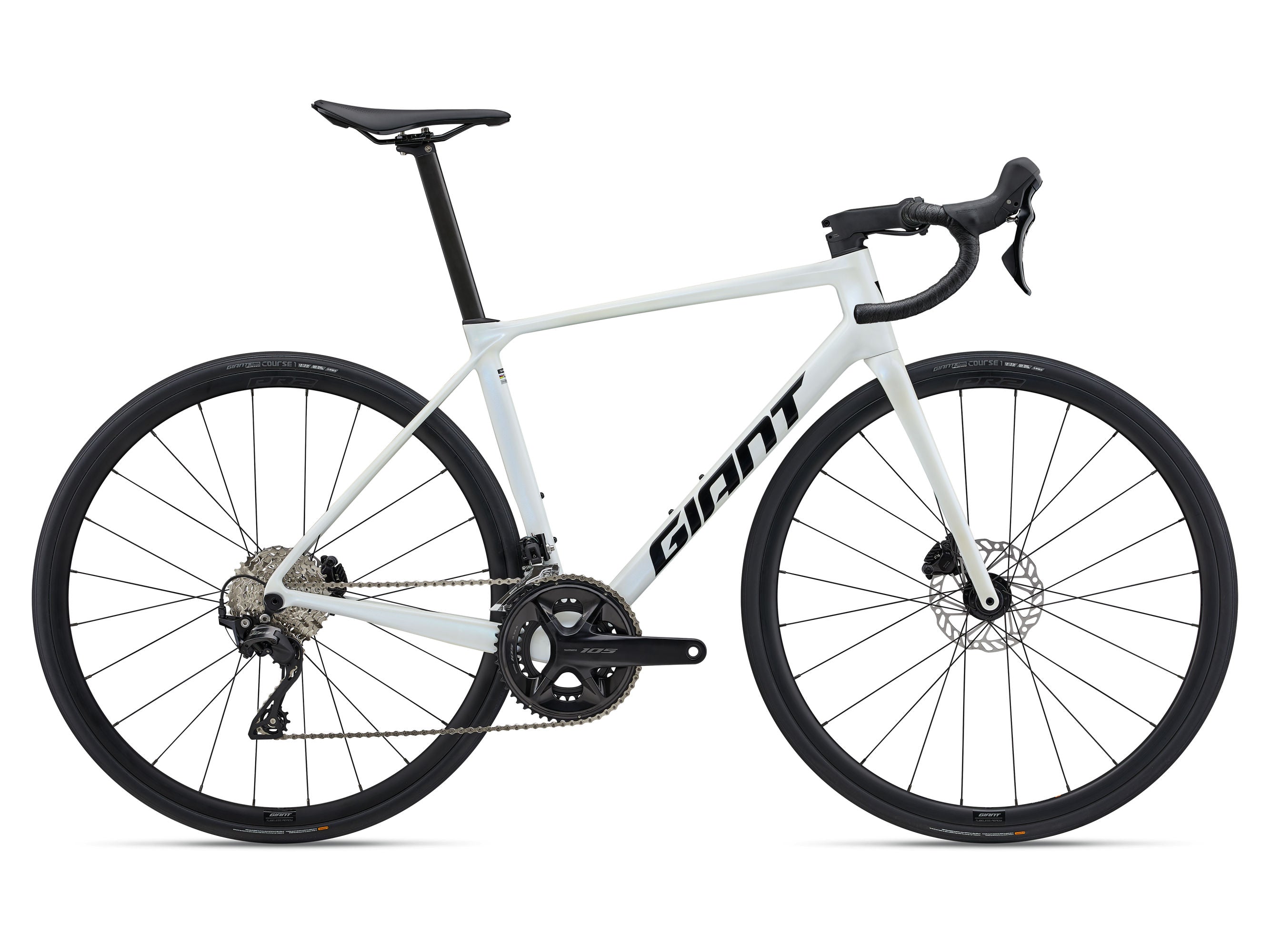 LIB TECH TRANSFER ビンディング ブラック/ホワイト Bicicleta Ruta Giant TCR Advanced 2 KOM Illusion White