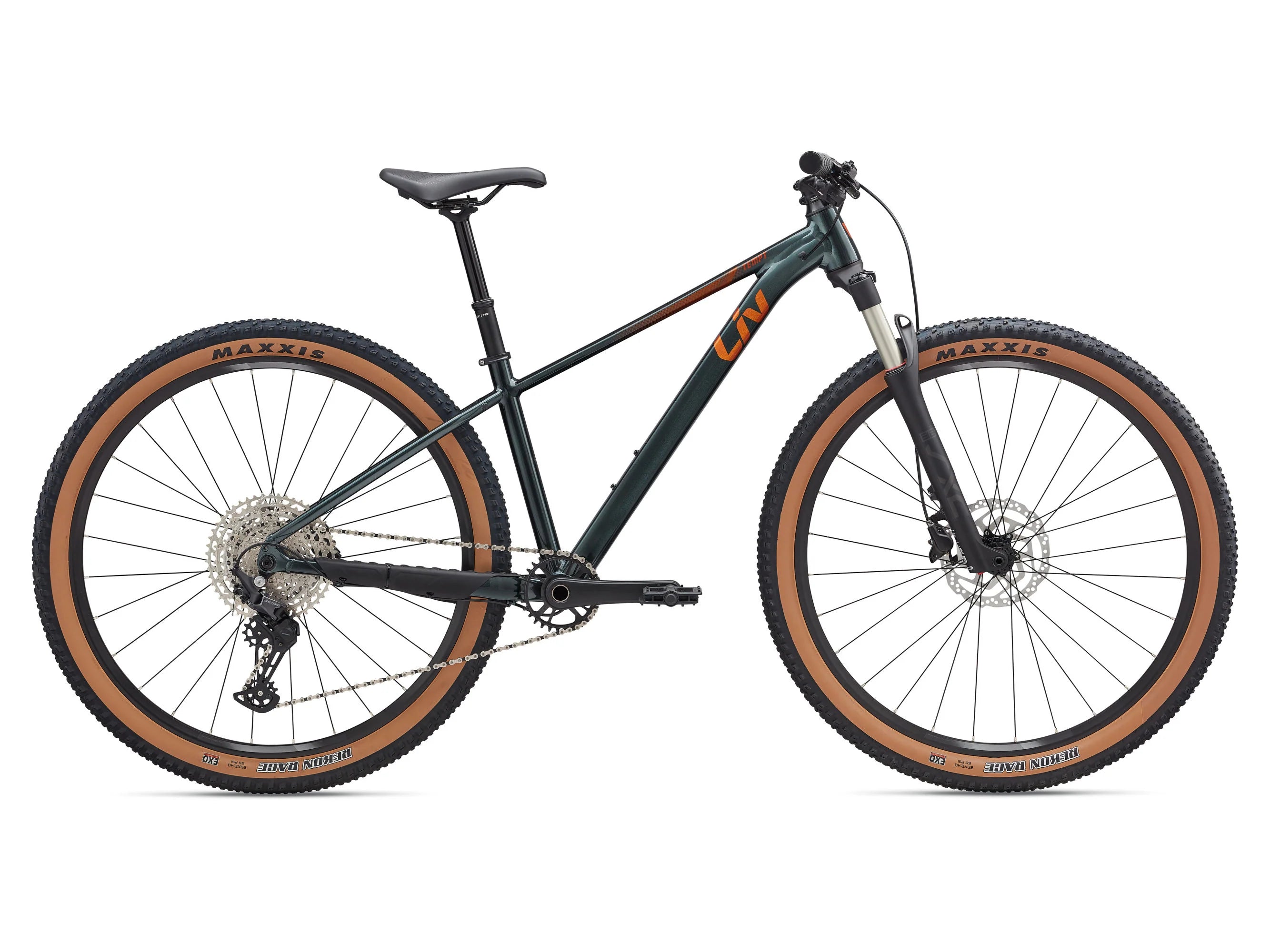 Bicicleta Cross Country Liv Tempt 0 Asphalt Green Gloss | Preventa - Entrega Junio 2026