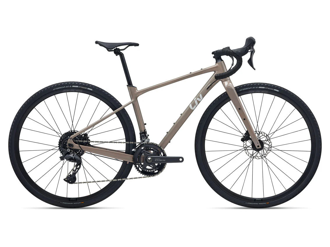 Bicicleta Liv Ruta Devote 1 Dune Beige GLOSS | Preventa - Entrega Junio 2026