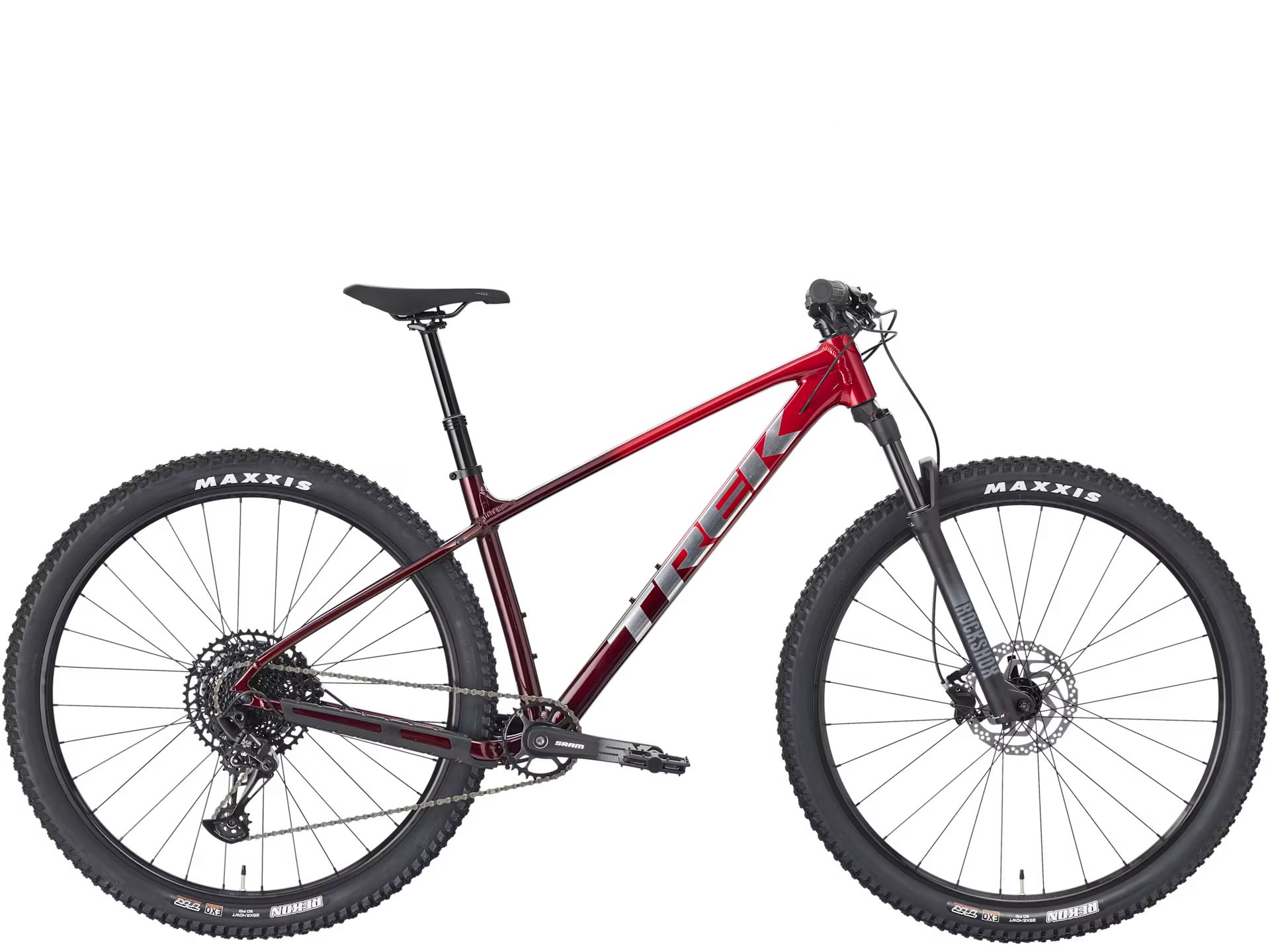 Bicicleta MTB Trek Marlin 7 Fury Red Grey Fade 3ra Gen Bicicleta MTB Trek Marlin 7 Fury Red Grey Fade 3ra Gen
