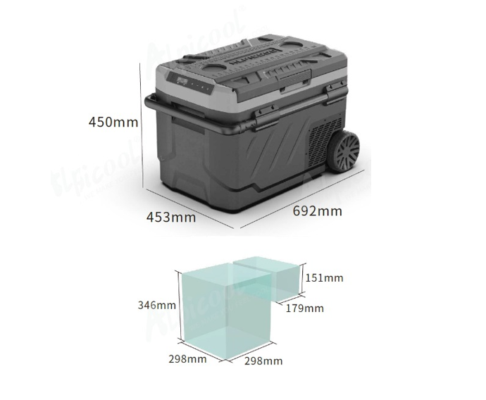 Cooler eléctrico Alpicool 40 o 50 litros