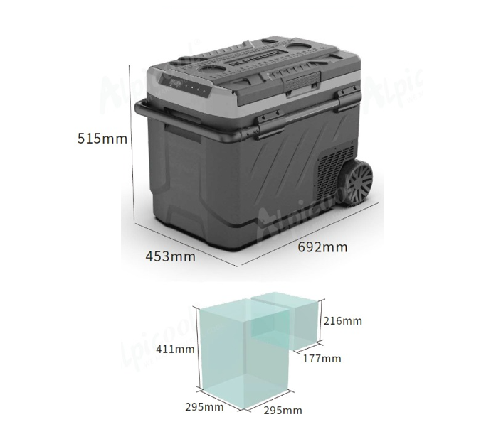 Cooler eléctrico Alpicool 40 o 50 litros