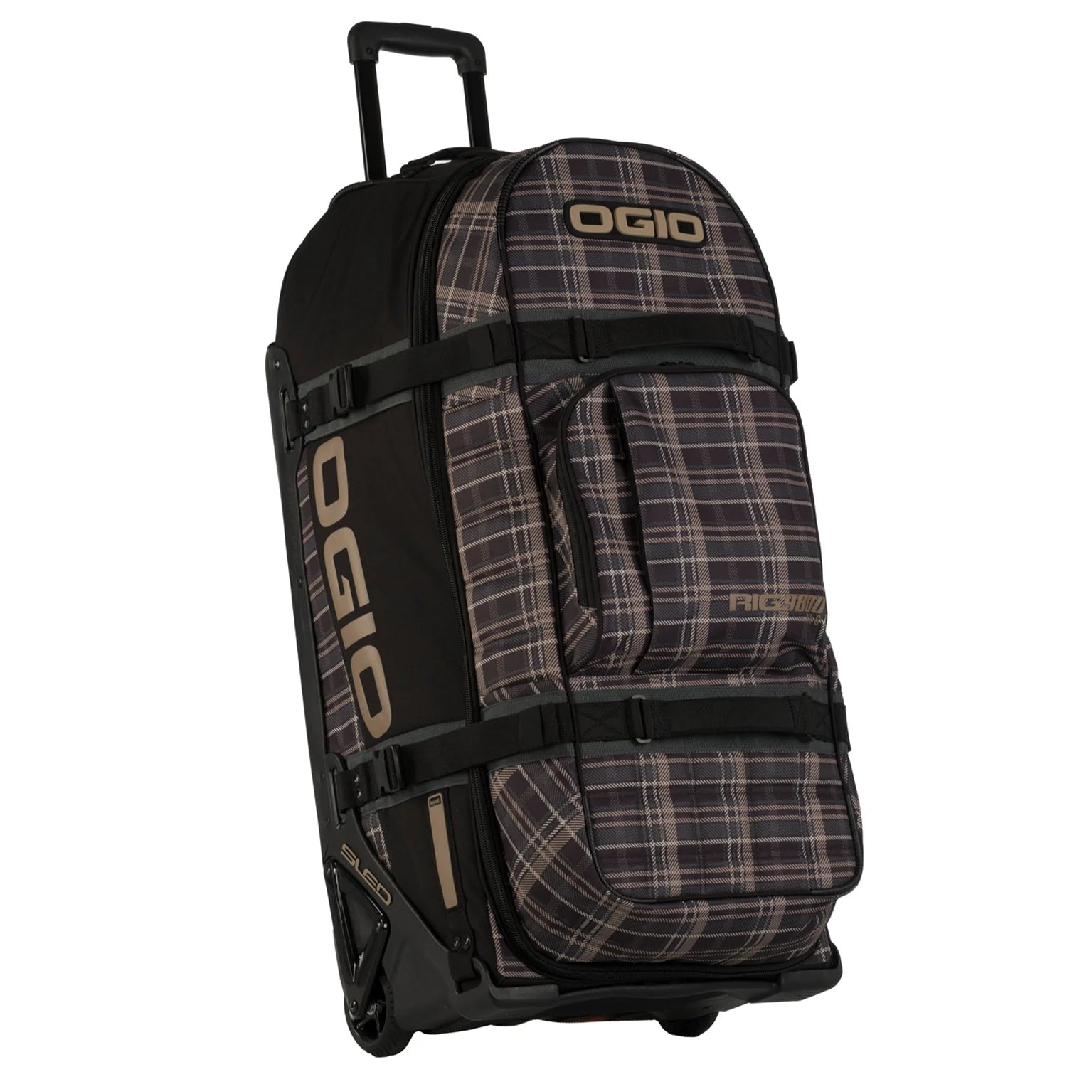 Bolso Maleta Ogio Rig 9800 Plaidley Tan Black