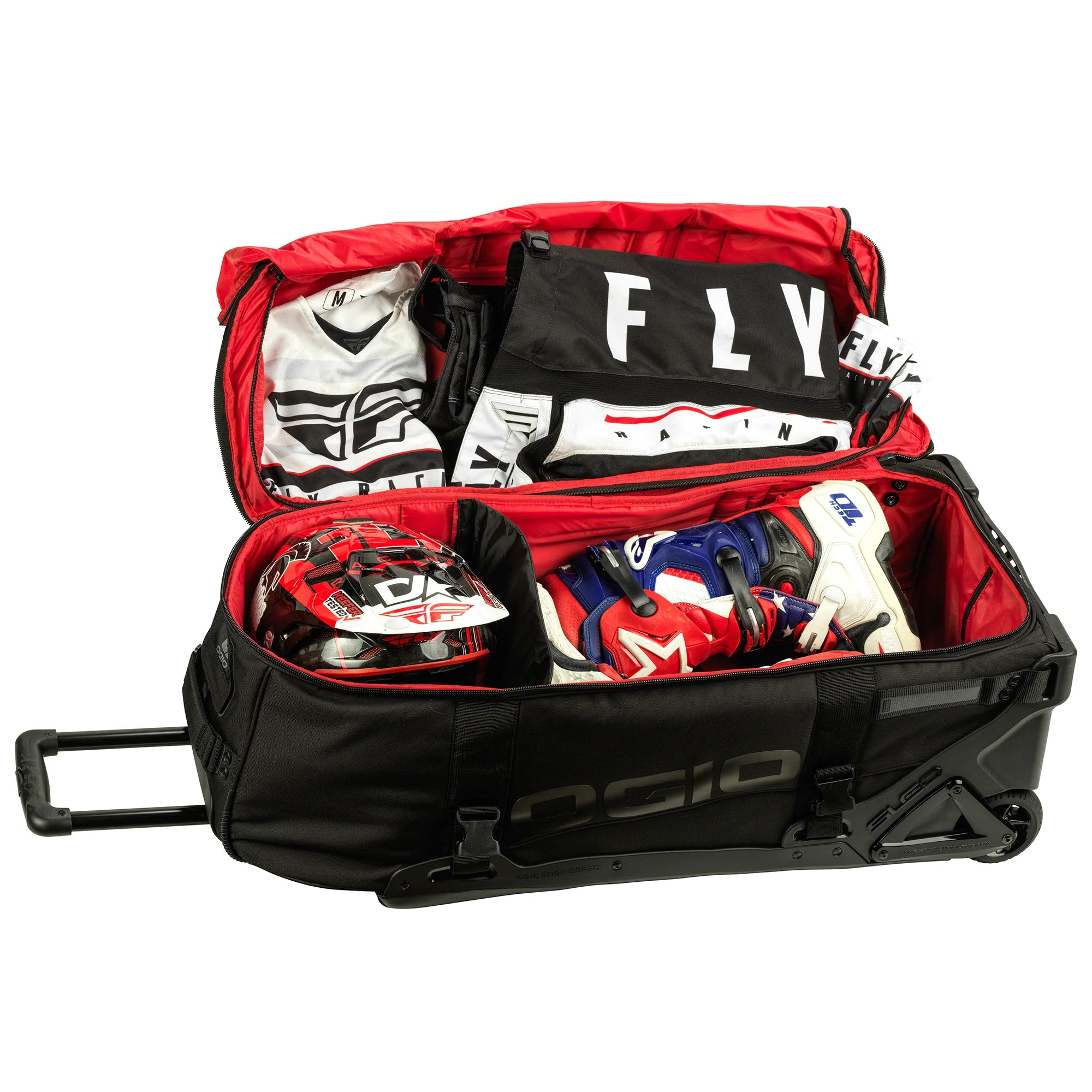 Bolso Maleta Ogio Rig 9800 Chaos Rojo Azul