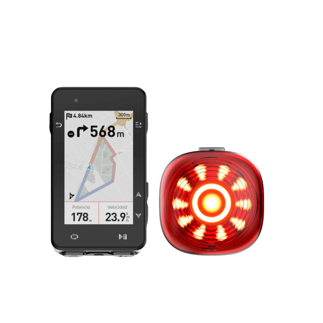 Pack iGPSPORT Ciclocomputador iGS630 y Luz Trasera TL30