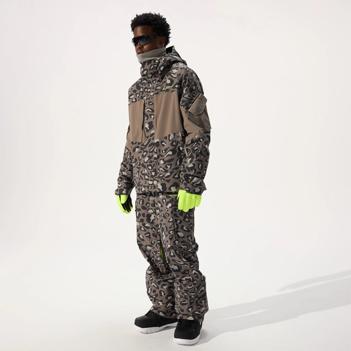 Pantalon de Snowboard WHITESPACE AMF Riding - Leopard Print (PV)
