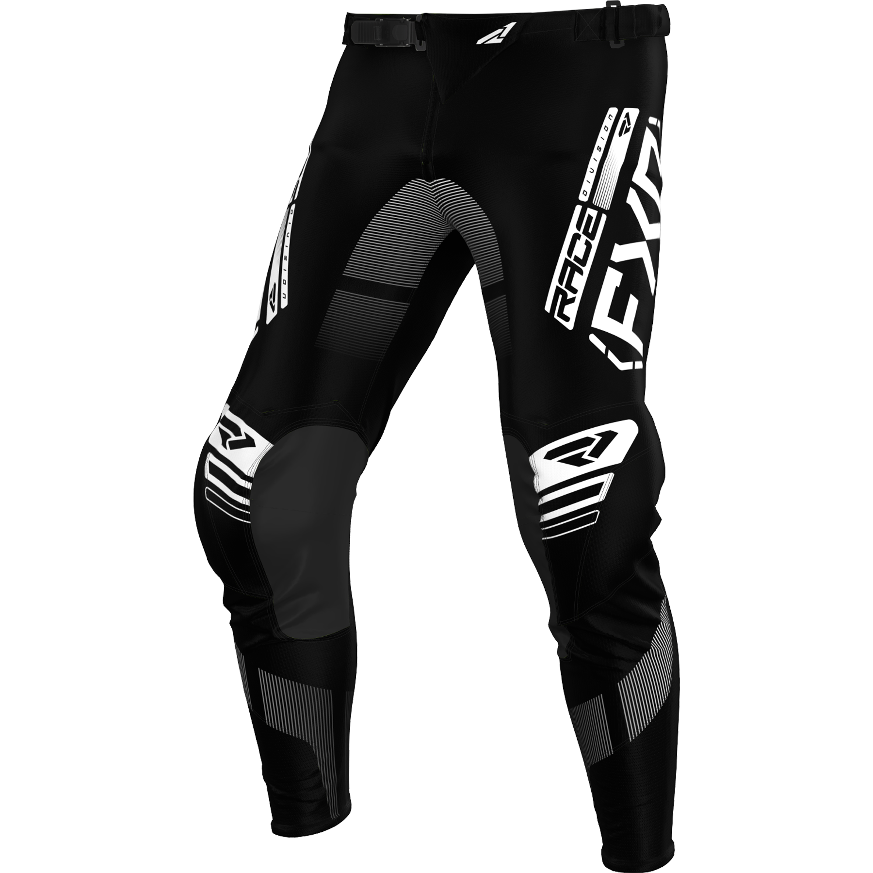 Pantalón Moto FXR Podium Negro/Blanco