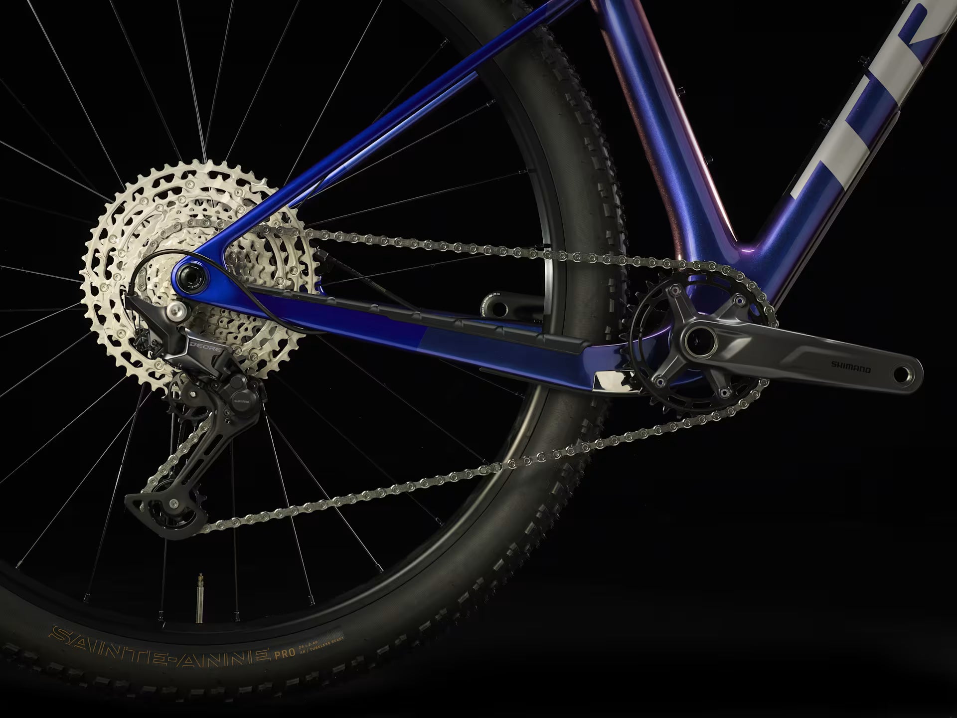 Bicicleta Cross Country Trek Procaliber 9.5 Purple Flip Hex Blue 3ra Gen