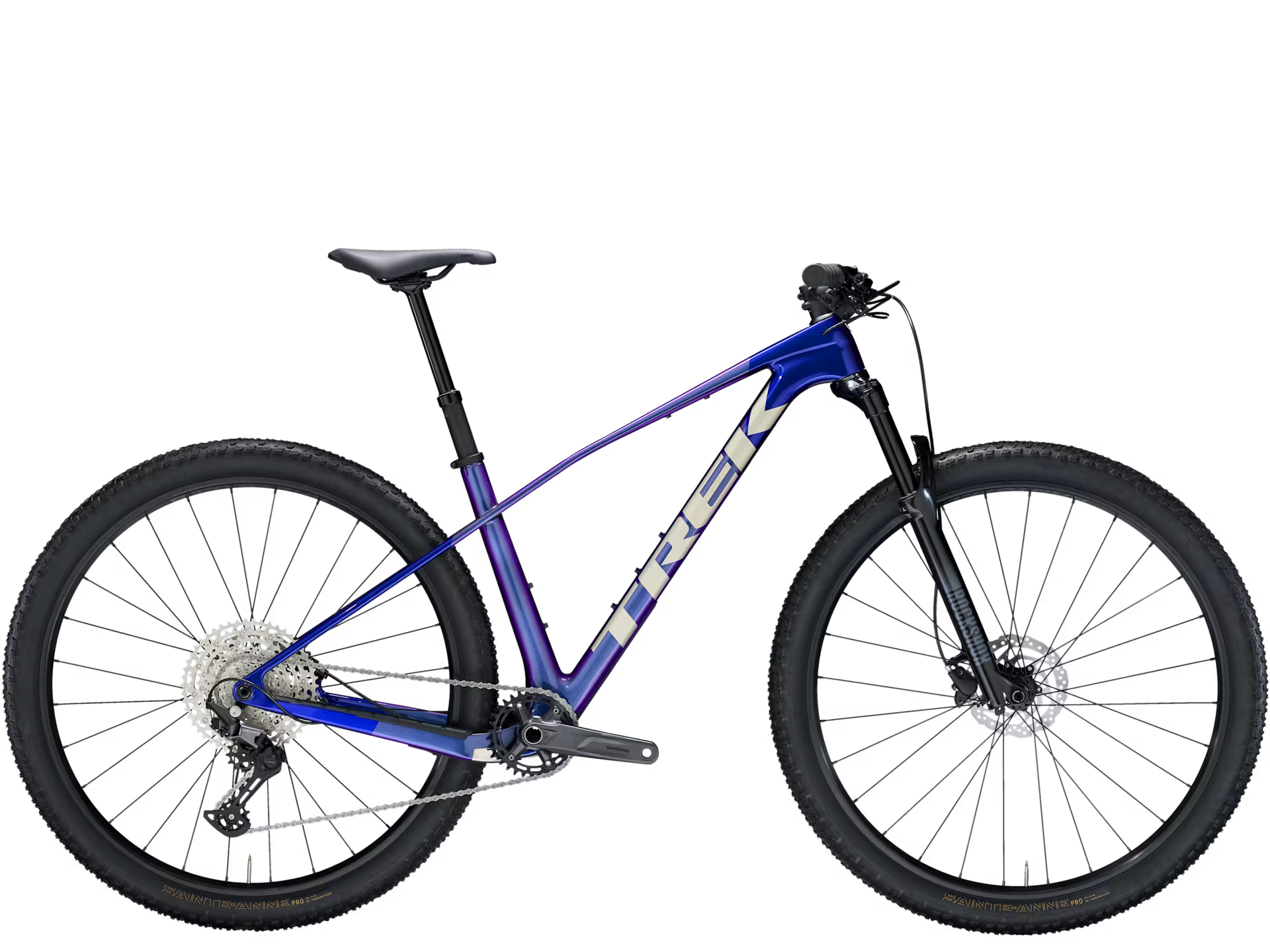 Bicicleta Cross Country Trek Procaliber 9.5 Purple Flip Hex Blue 3ra Gen