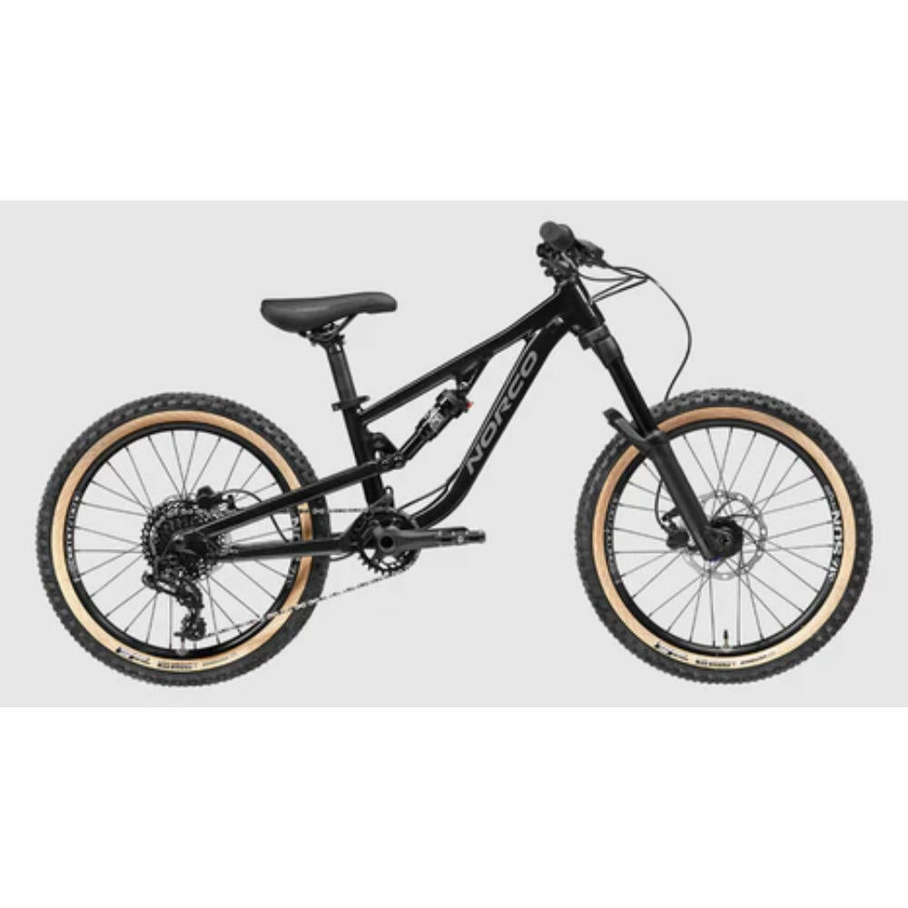 Bicicleta Niño Fluid FS 2.2 Aro 20" Negro/Gris Norco