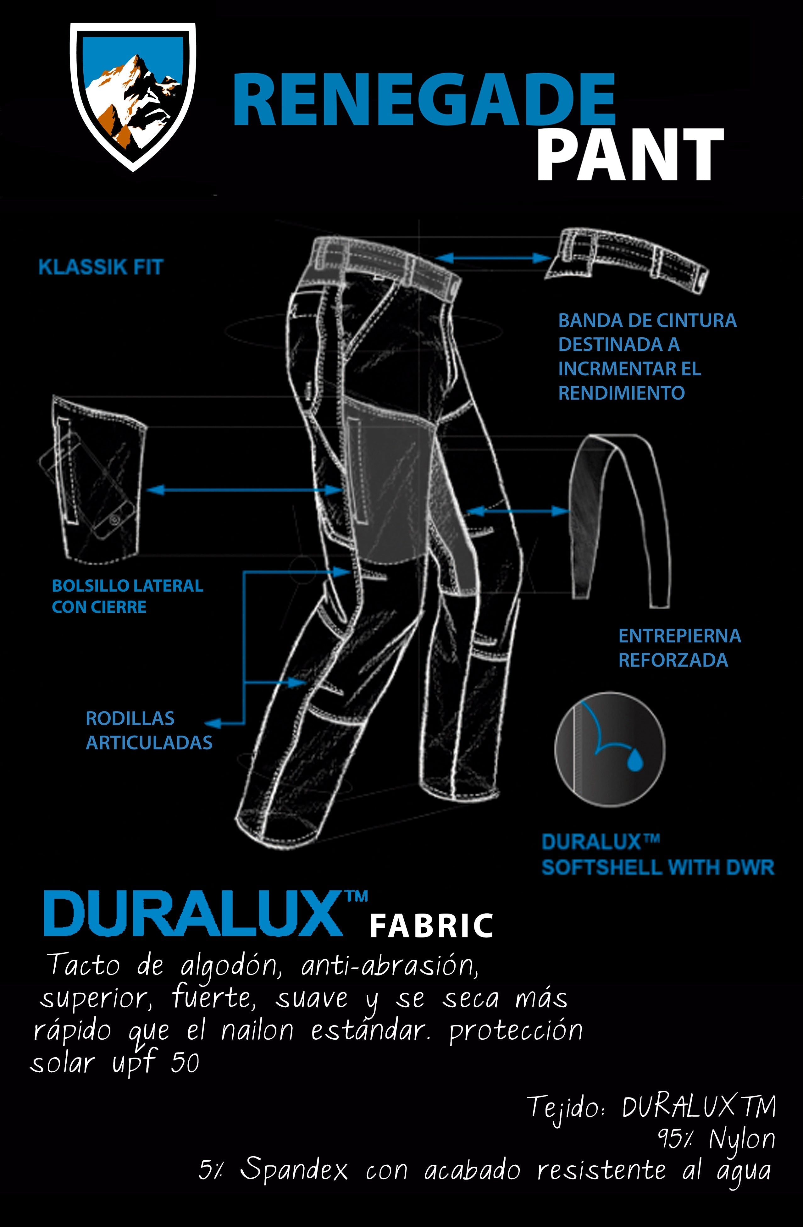 Pantalón Kühl Renegade Klassik