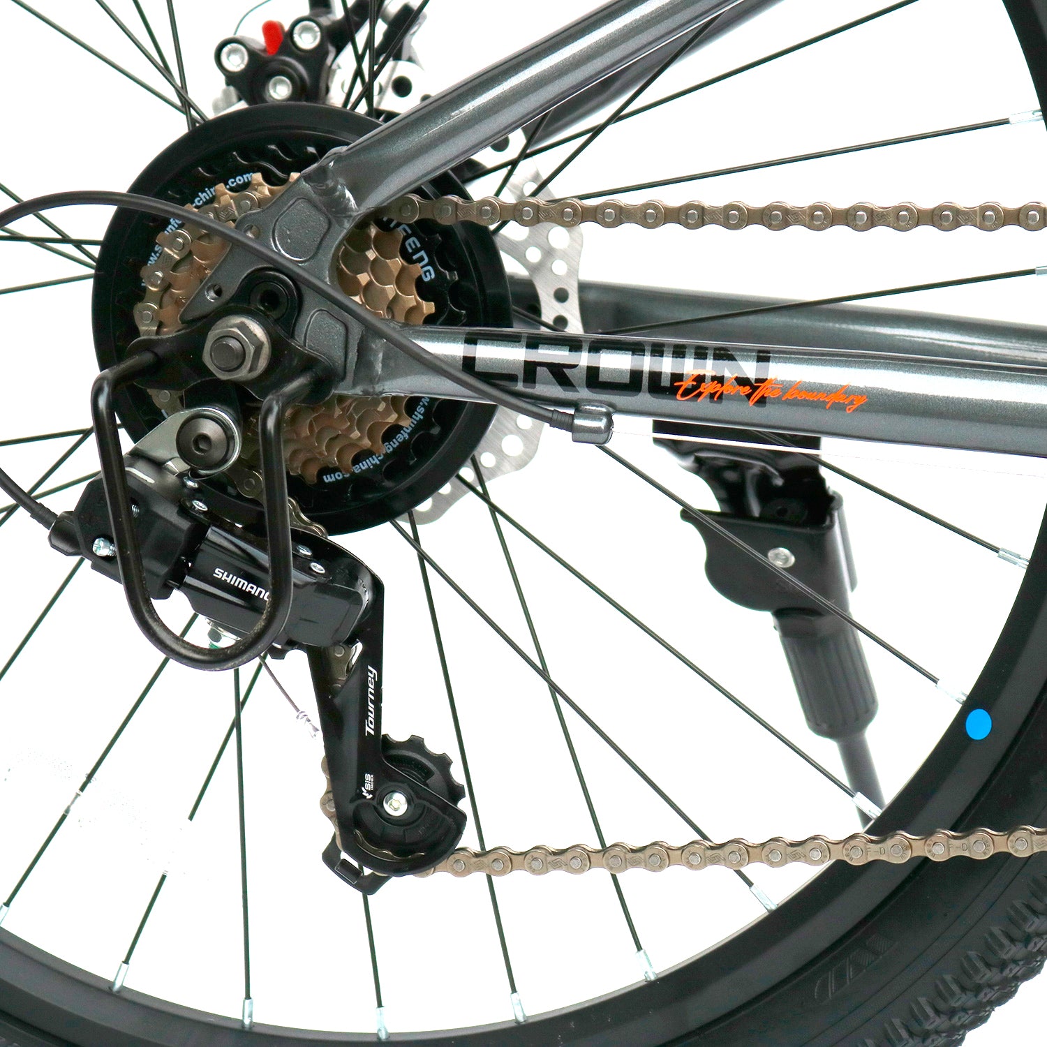 Bicicleta Royal Baby Crown MTB JR 21V 24" Aluminio Gris