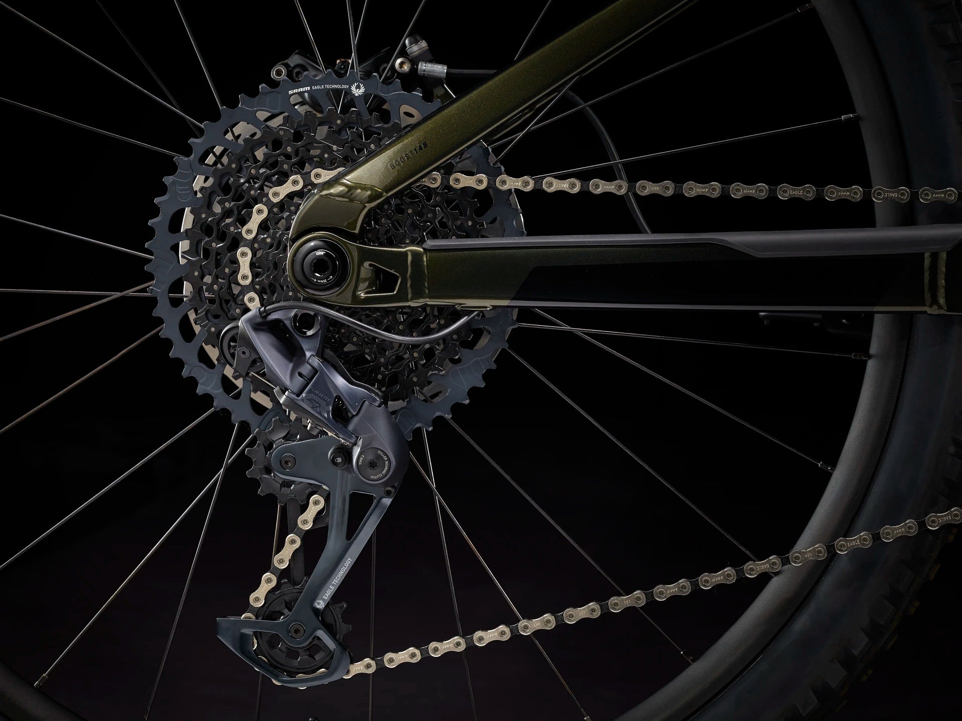 E-Bike MTB Trek Rail 9 GX Verde 2da Gen