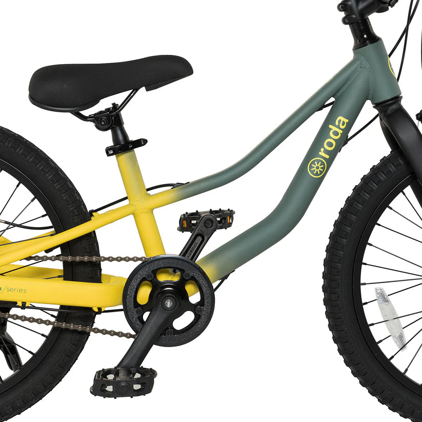 Bicicleta Infantil Roda Pro 20 Sport Verde-Amarillo