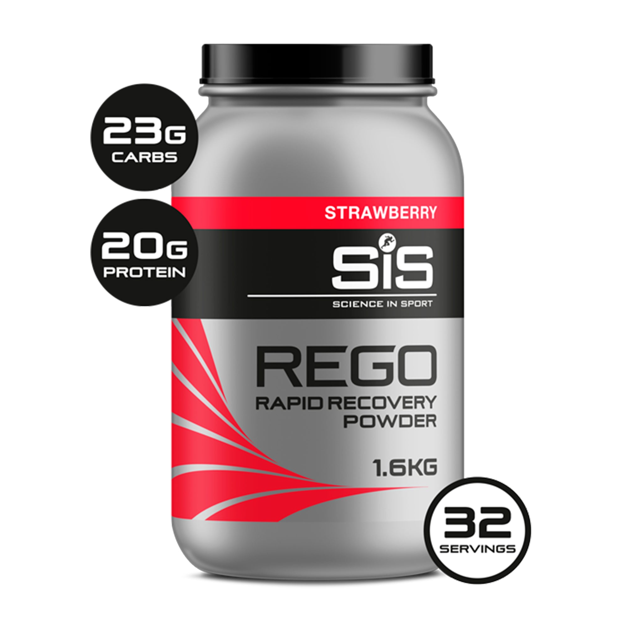 SIS Polvo Rego Recuperacion Rapida Frutilla 1,6kg - Rideshop
