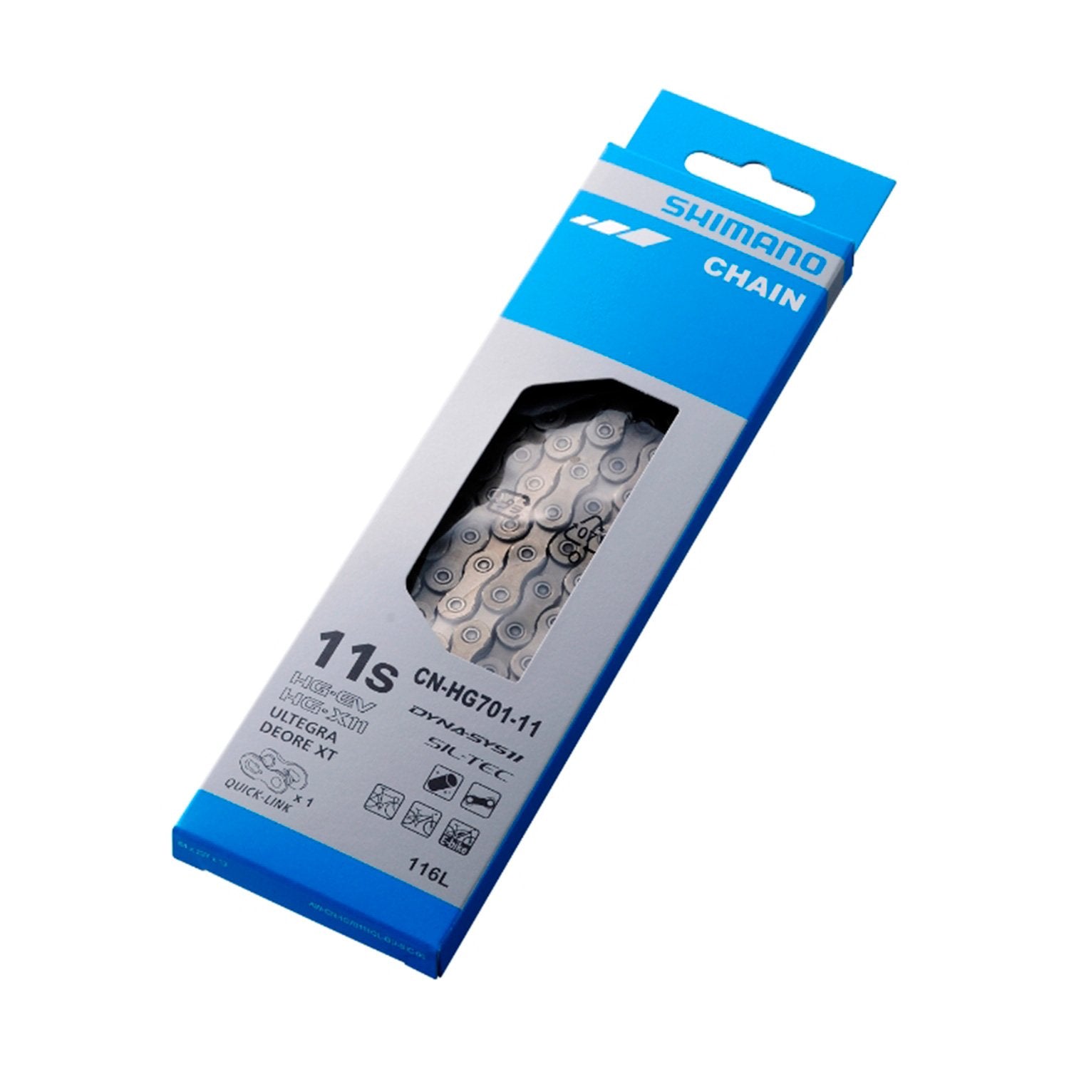 Cadena Shimano Cn-Hg701-11 For 11-Speed Road/Mtb/E-Bike Compatible 126 Links IndPack