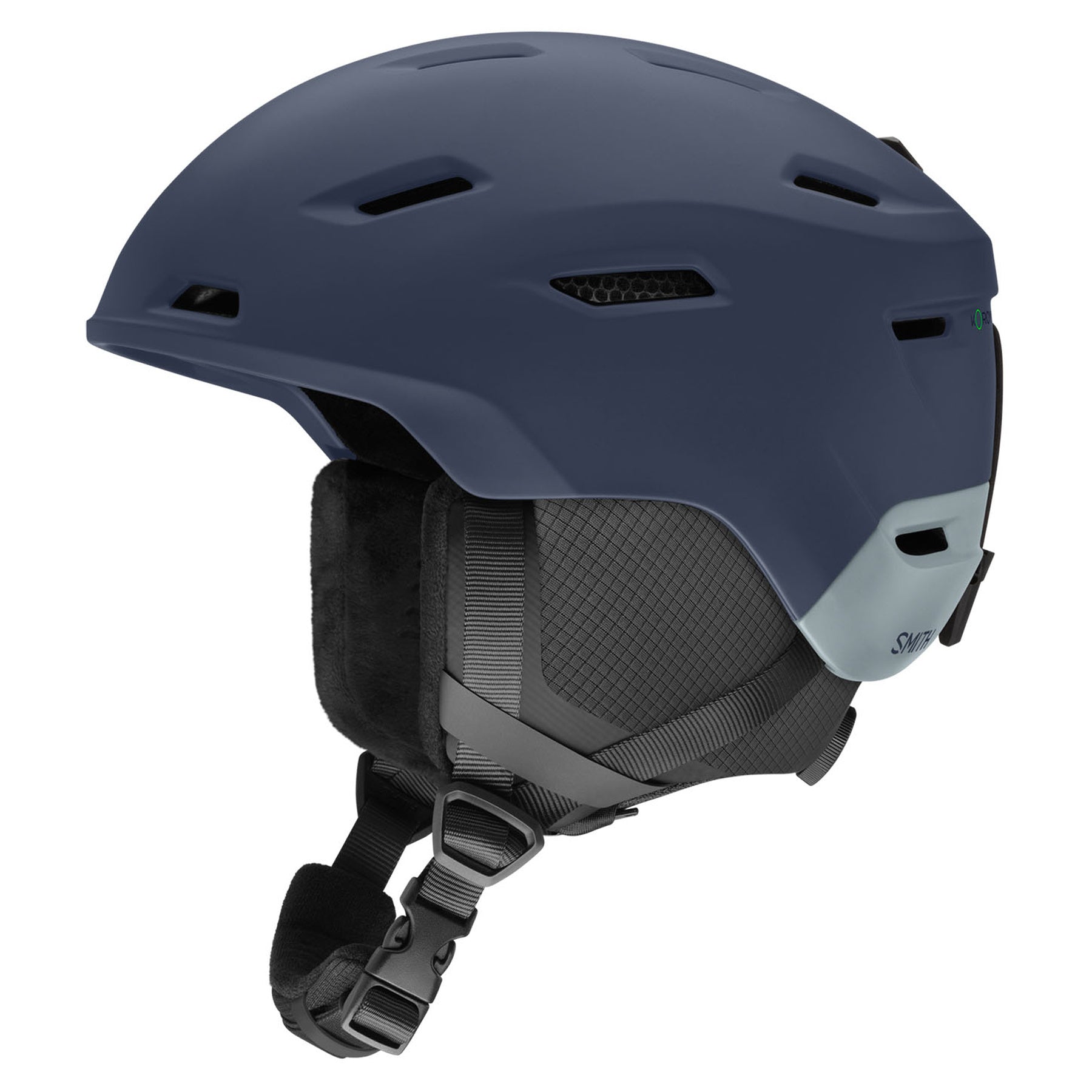 Casco SMITH Nieve Descend Matte Royal Navy Woodgrain