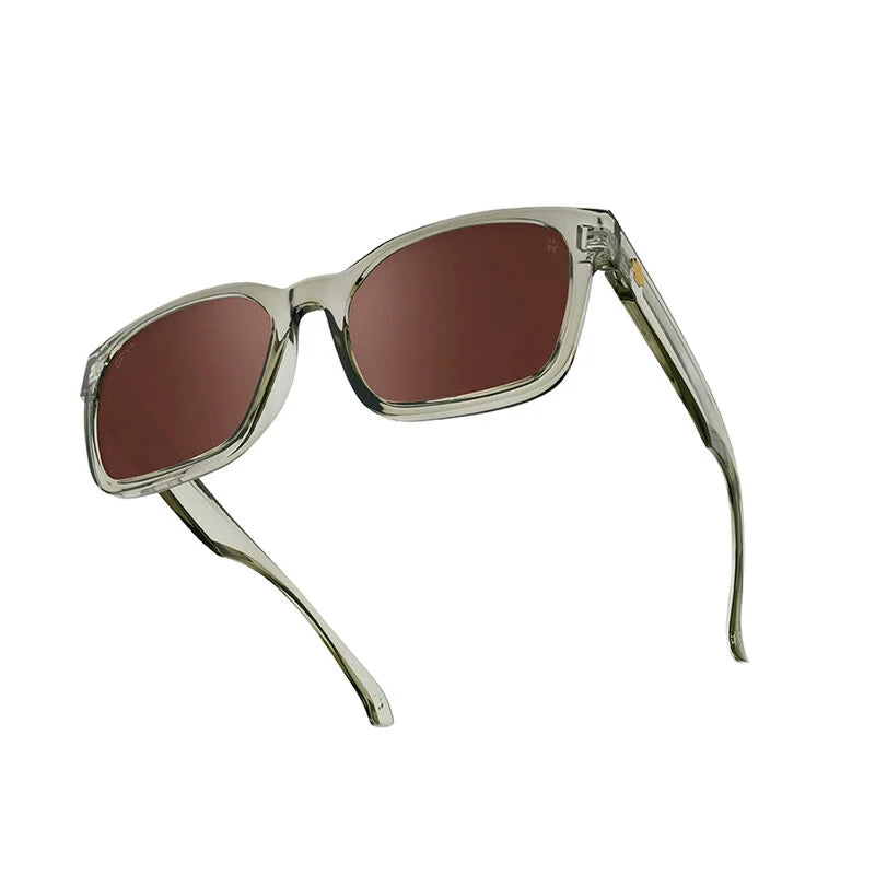 Anteojos SPY+ Dessa Translucent Dusty Olive - Happy Bronze Polar
