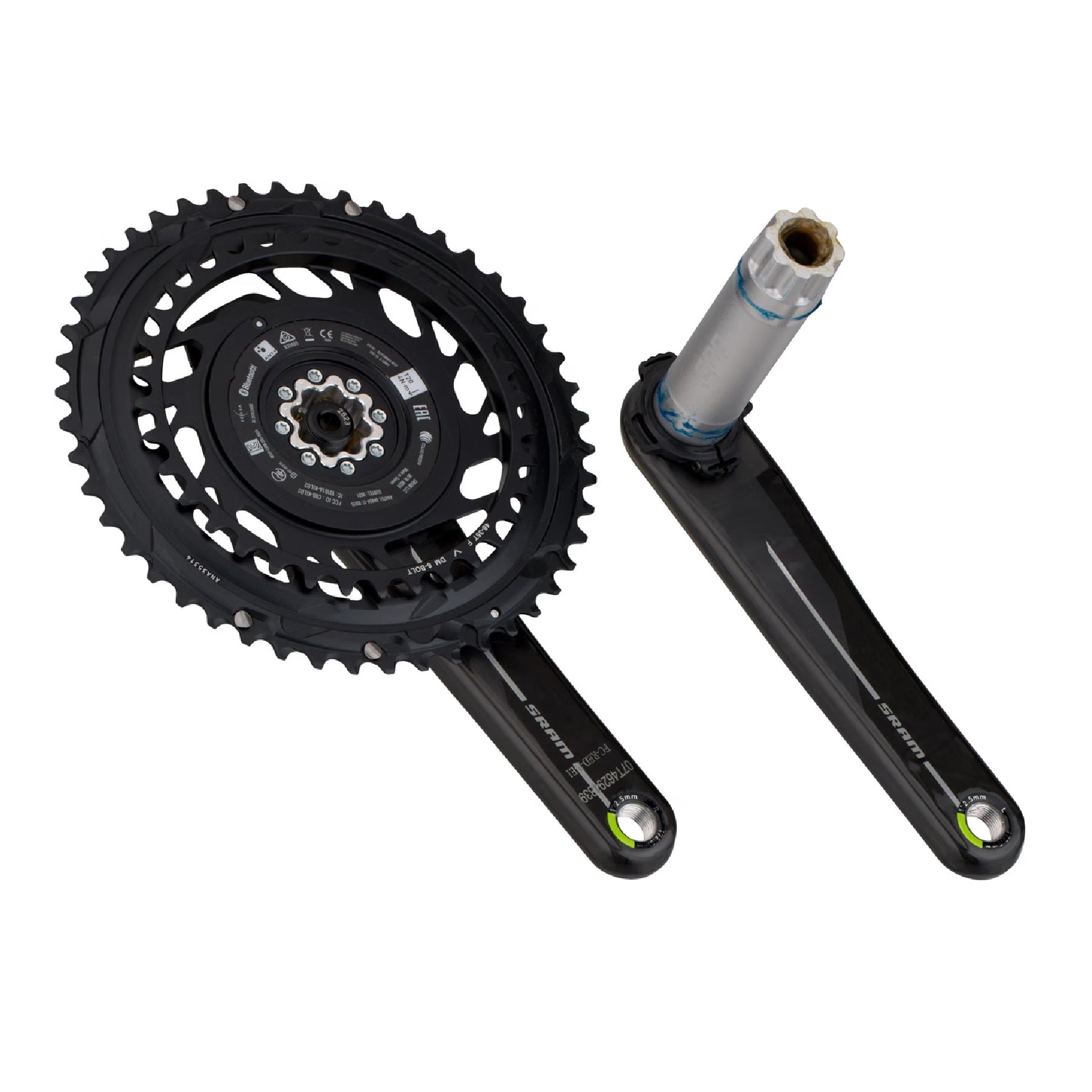 Volante SRAM Potenciómetro RED E1 AXS DUB 45mm 50-37T 165mm