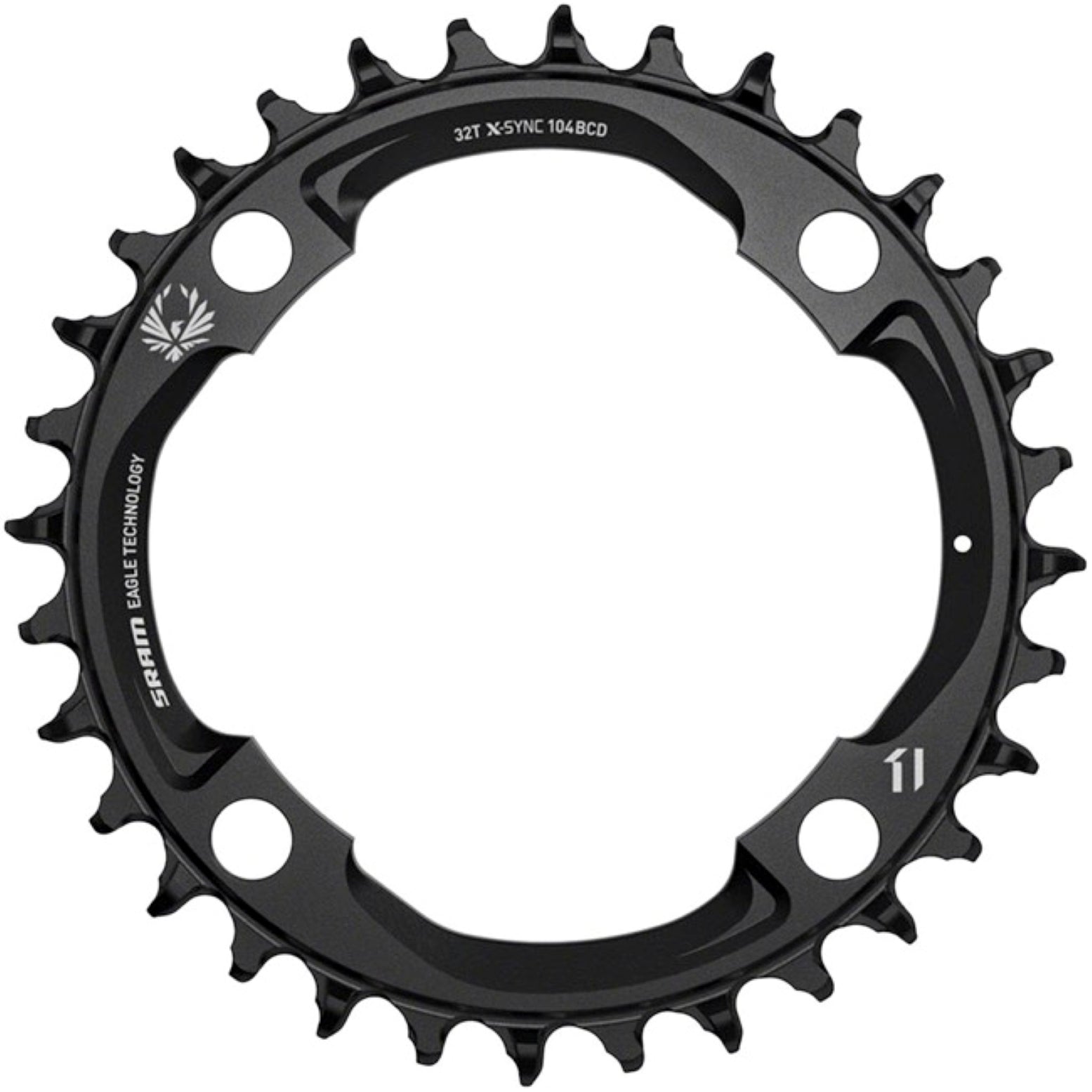 Corona SRAM Eagle E-MTB B1 X-Sync 2 104BCD Aluminio Negro 32T