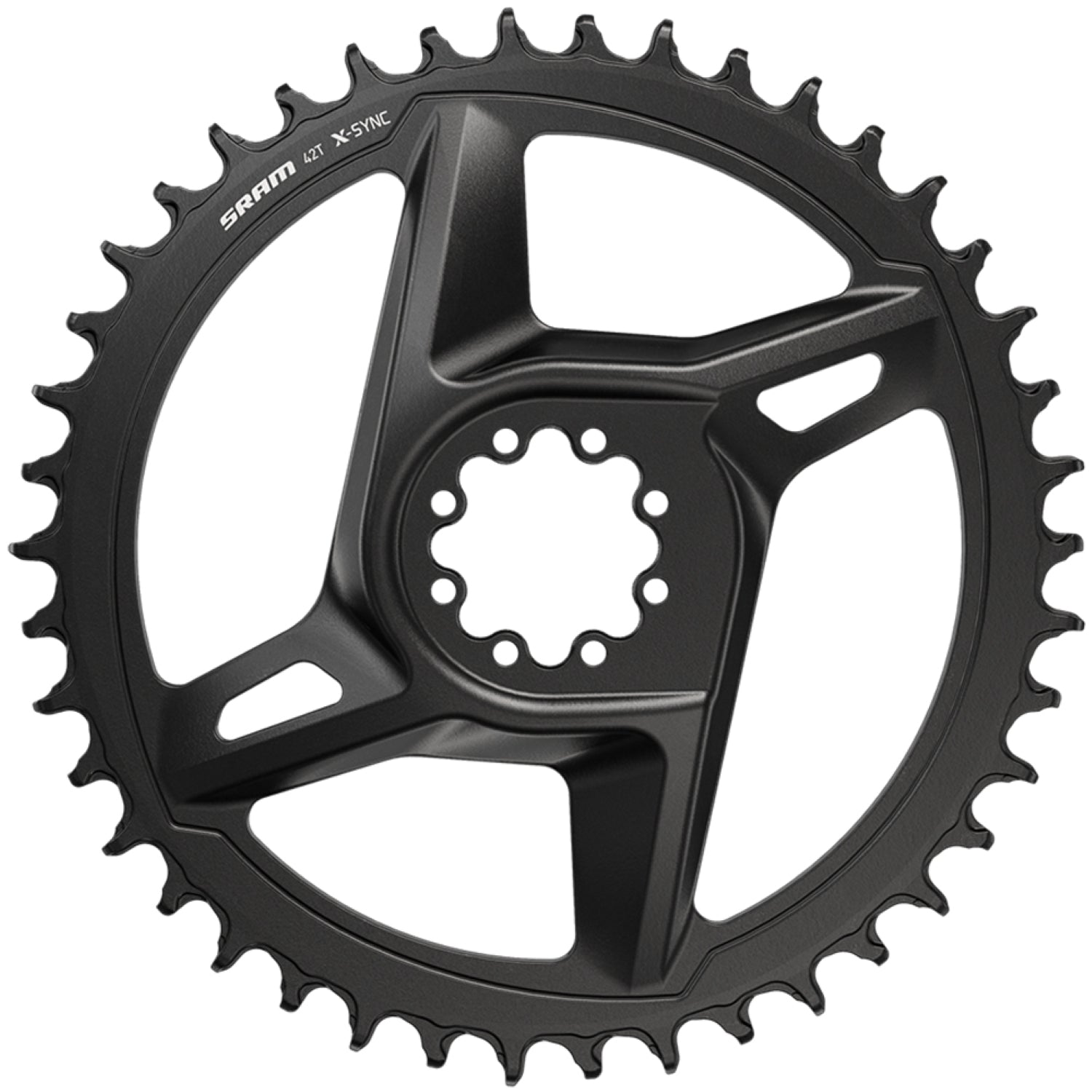 Corona SRAM Rival X-Sync D1 DM8 6.5mm Offset Aluminio Negro 46T