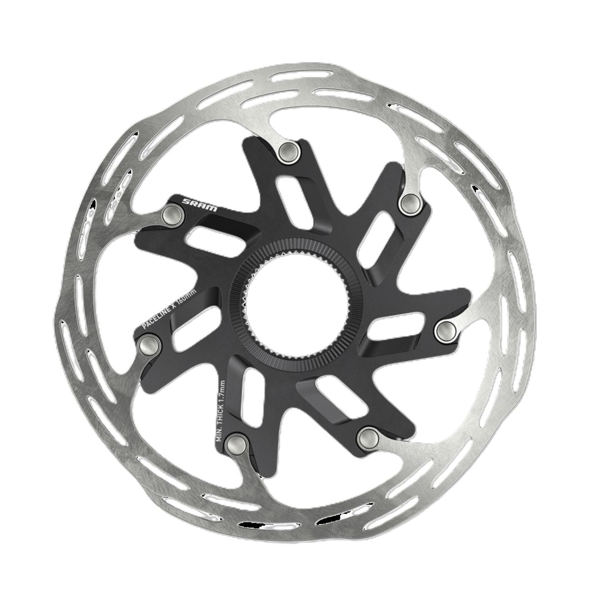 Disco SRAM Paceline X A1 Centerlock 160mm - Plata / 140mm