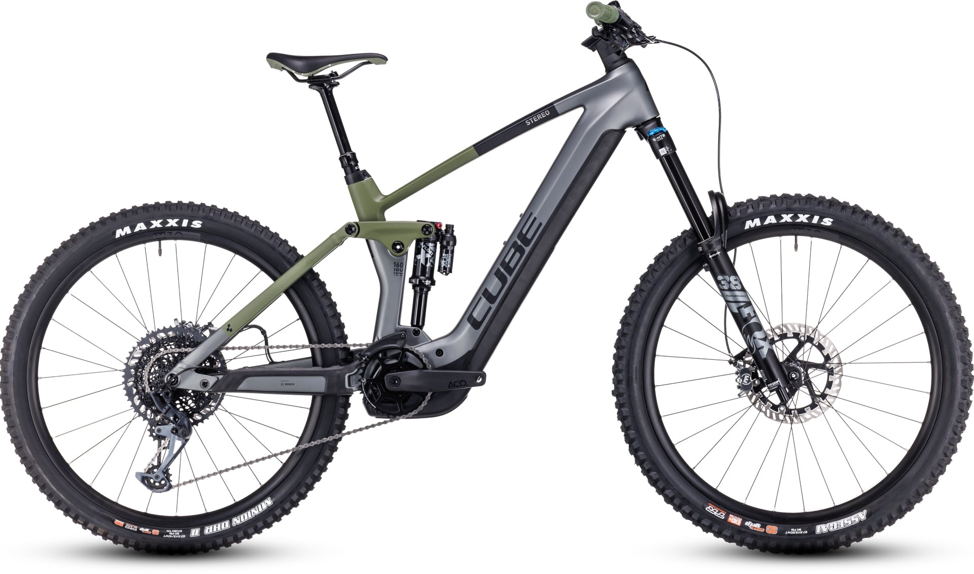 Cube Bicicleta Stereo Hybrid 160 HPC TM 750 | E-Bike | Gris - Rideshop