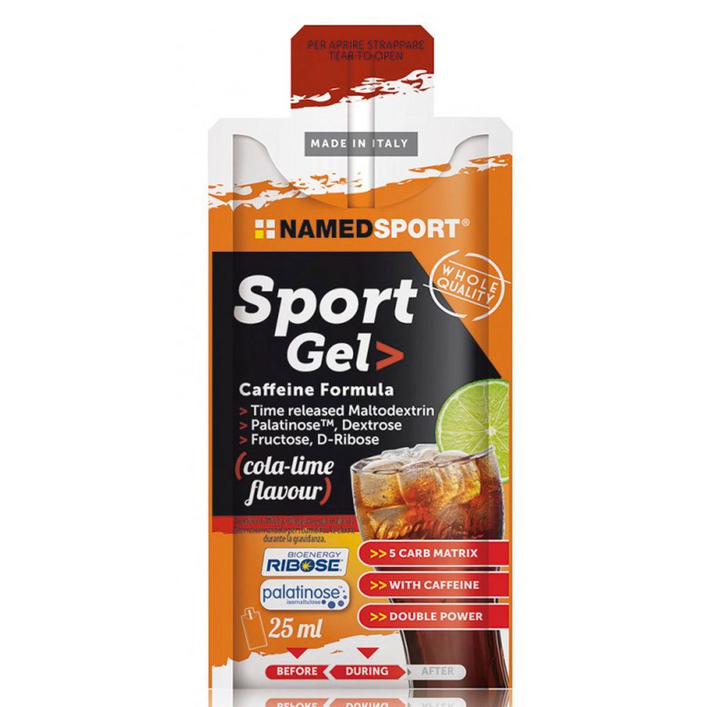 Sport Gel CAFFEINE Cola Lime 25ML NAMEDSPORT