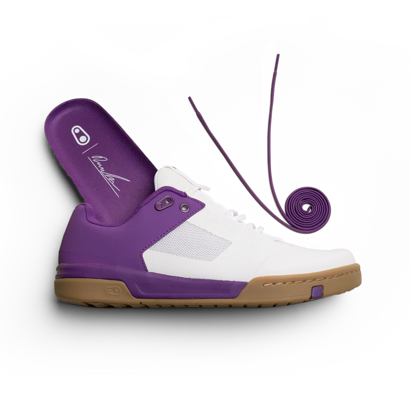 Zapatillas Crankbrothers Stamp Lace Bernard Kerr Edition White/Purple