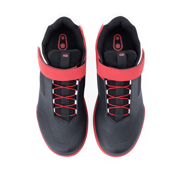 Crankbrothers Zapatillas Stamp Speedlace | Negro-Rojo - Rideshop