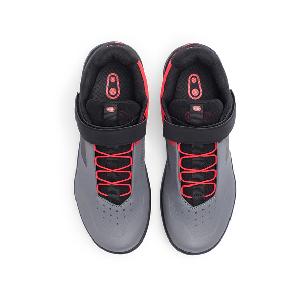 Zapatillas Crankbrothers Stamp Speedlace | Grey-Black-Red - Rideshop